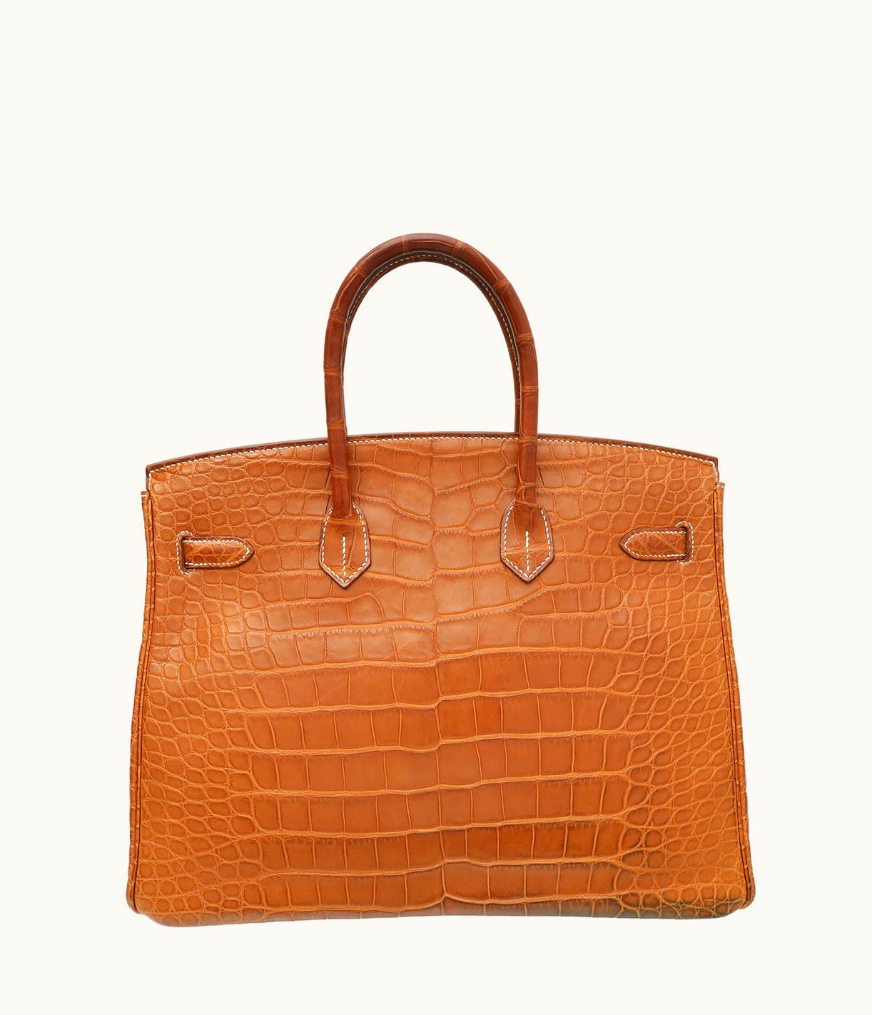 Hermès Hermès Verso - Fauve Matte Alligator - Gold (GHW)