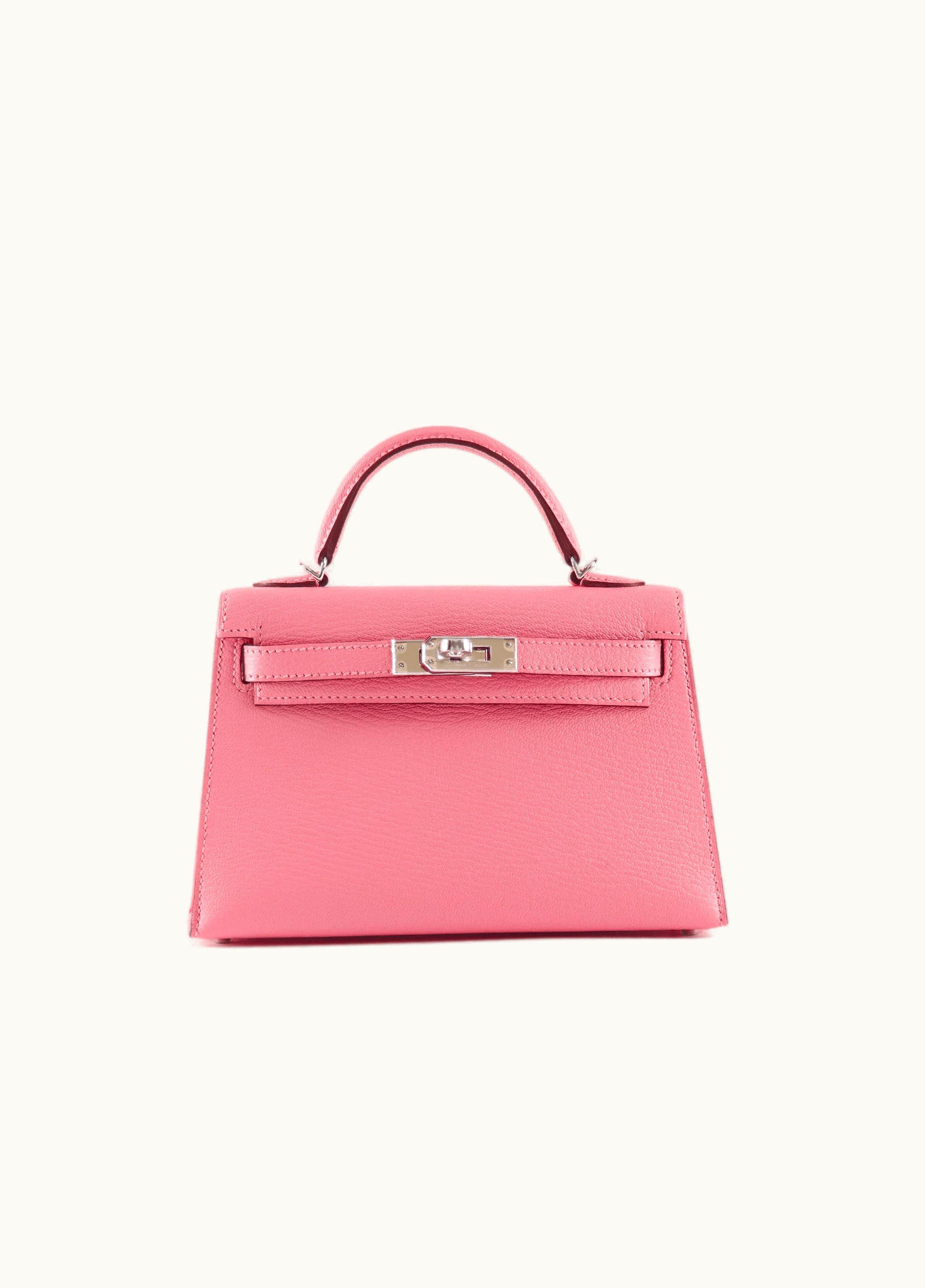 Hermès Hermès Mini Kelly II 20cm - Rose Verso - Leather