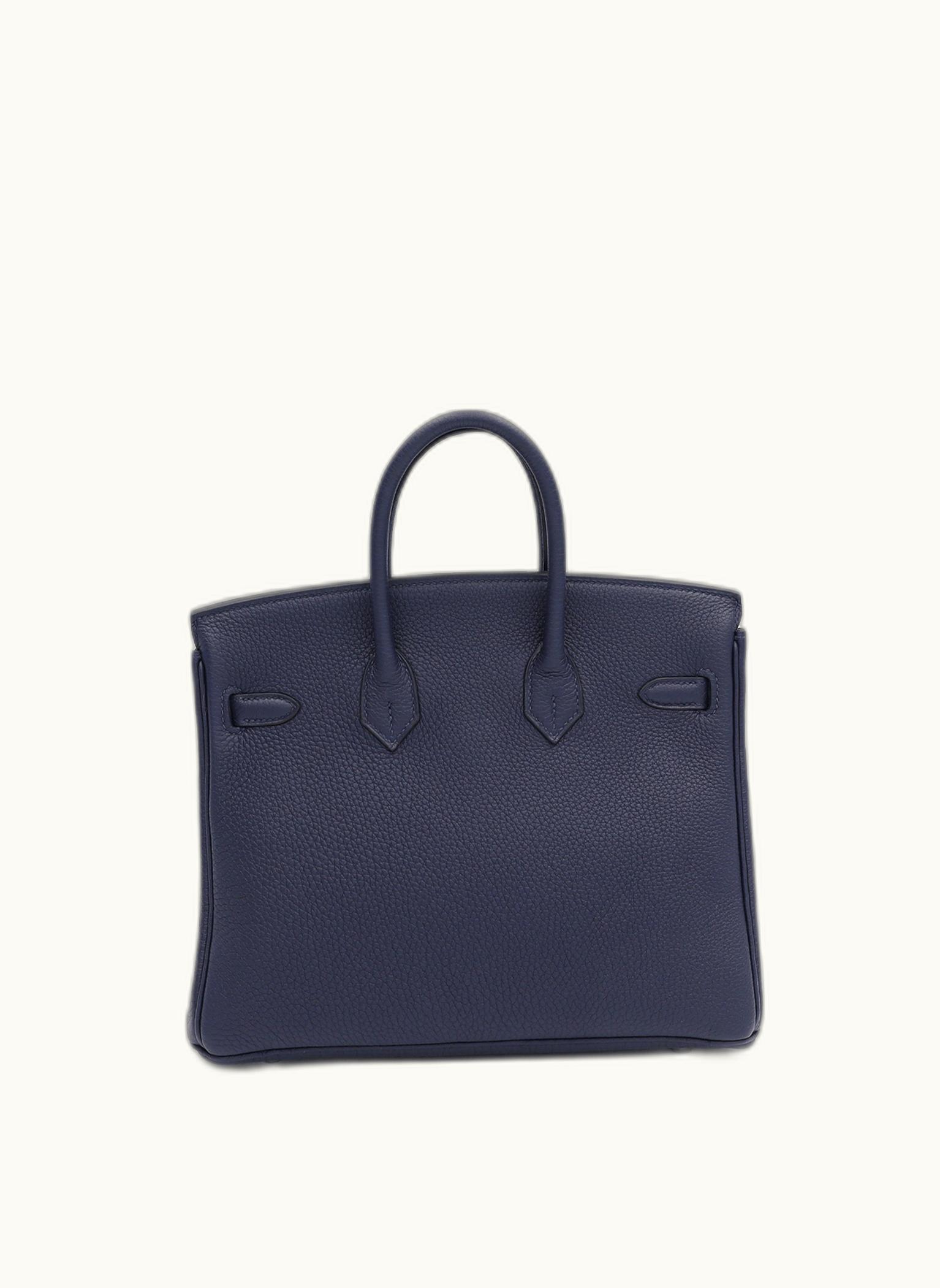 Hermès Hermès Birkin 25cm - Blue Nuit - Officier - Leather - PHW