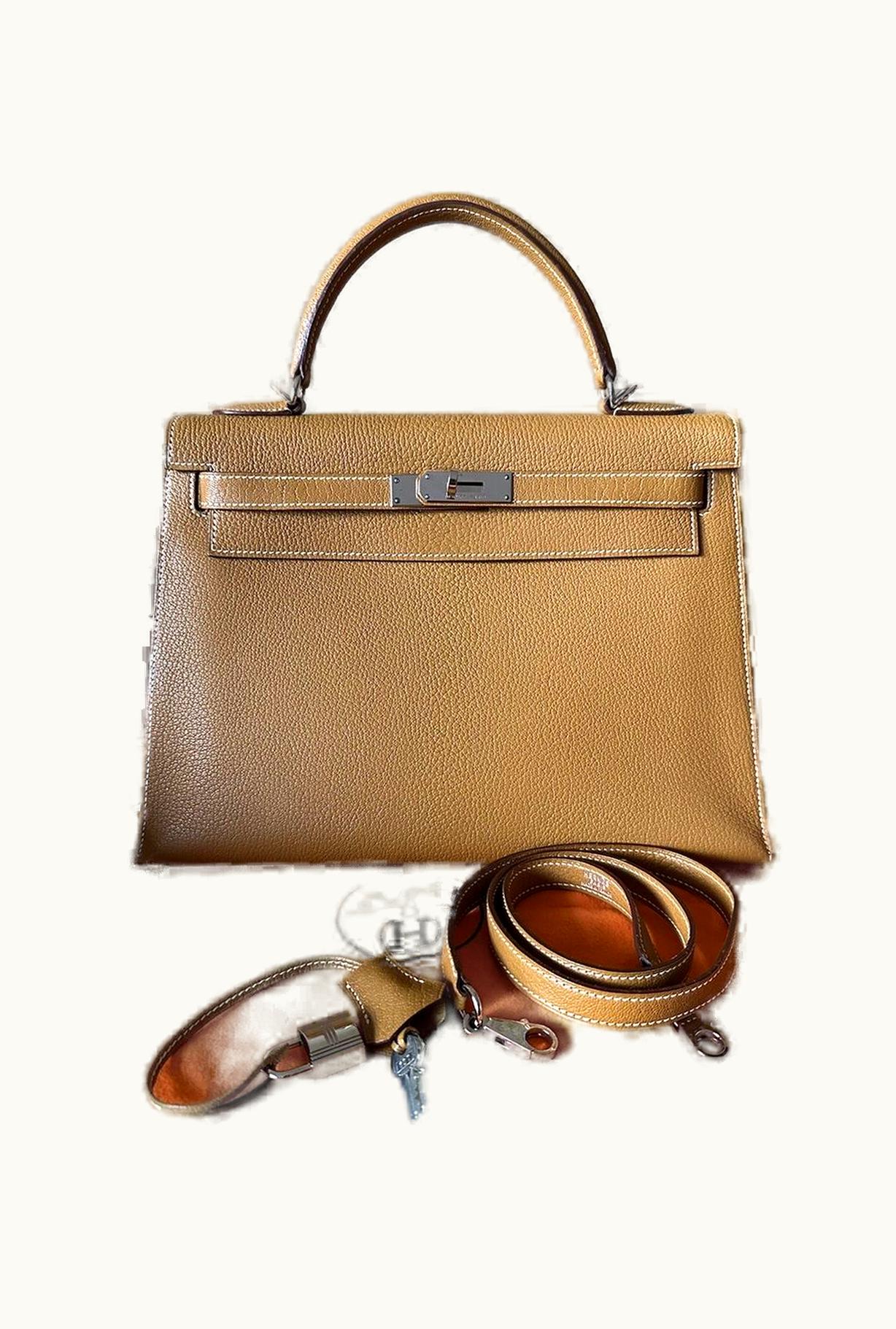 Hermès Hermès Kelly 32cm Sellier Mou - Caramel - Epsom - Gold (GHW)