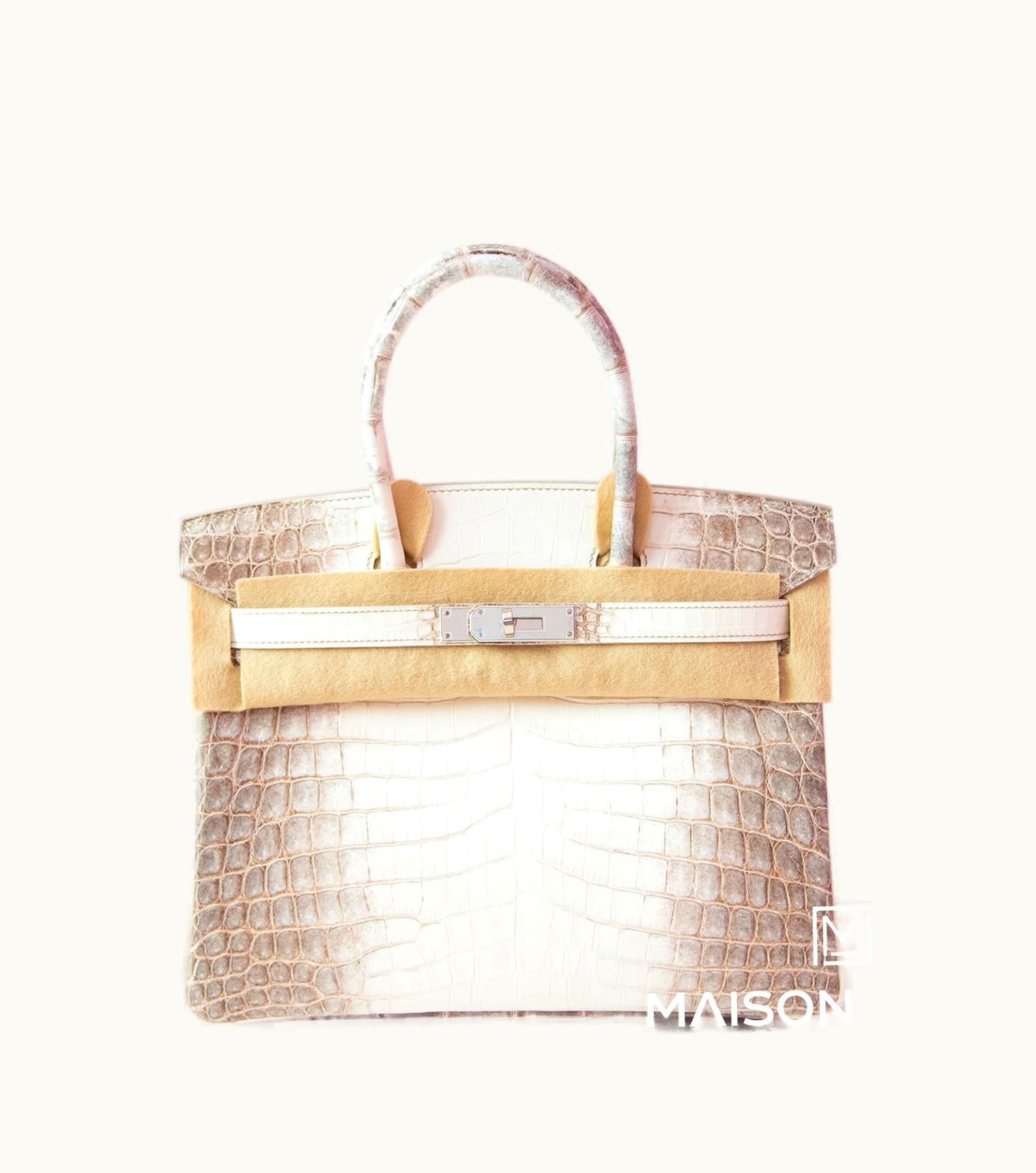 Hermès Hermès Birkin 30cm - Himalayan Crocodile - Palladium (PHW)