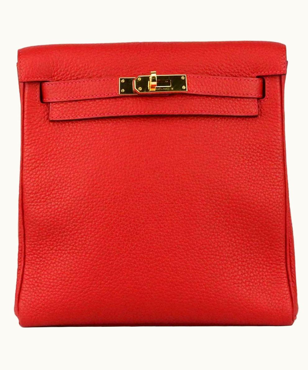 Hermès Hermès Kelly Ado - Red - Leather - Gold (GHW)
