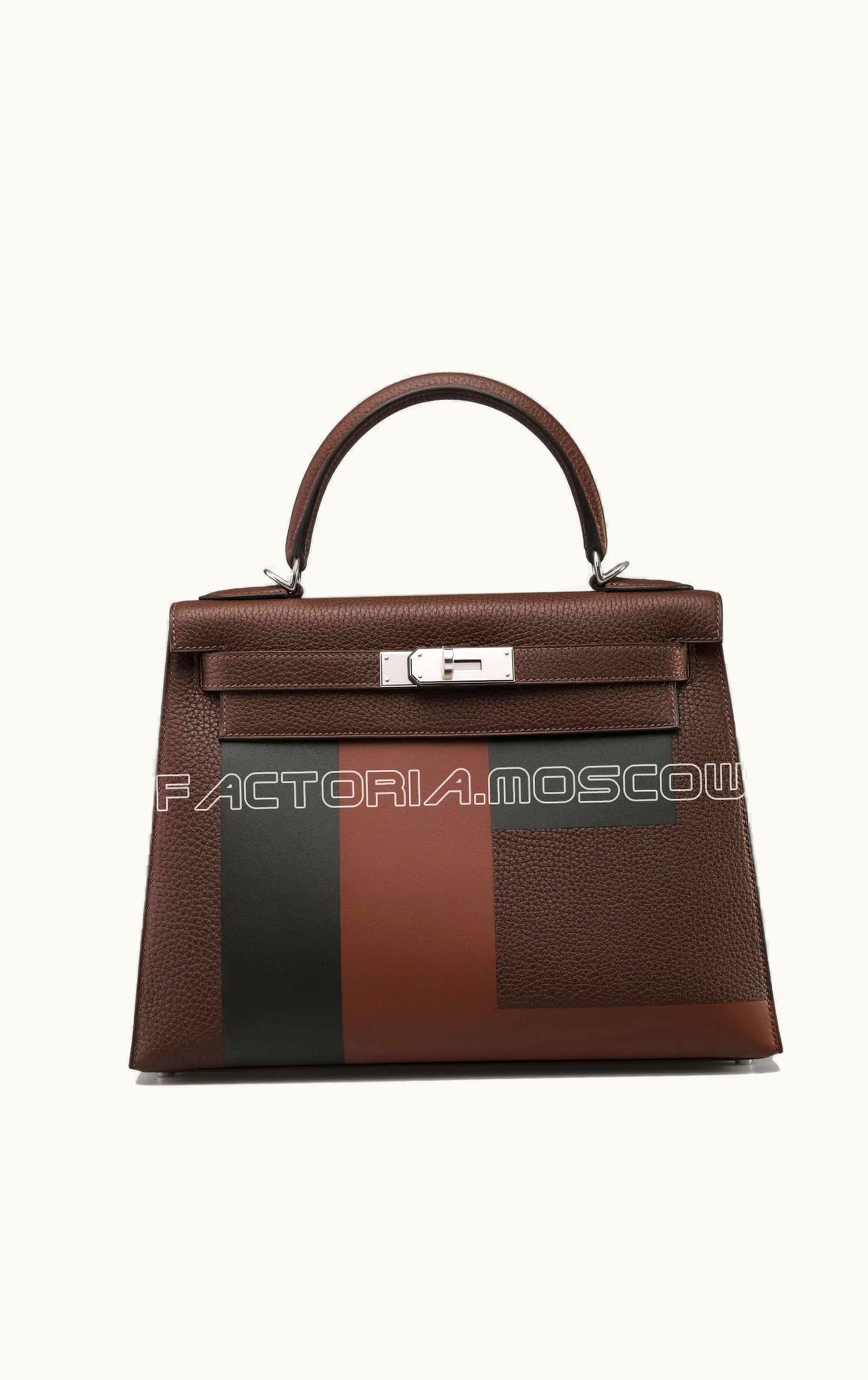 Hermès Hermès Kelly Sellier 28cm - Lettre E - Cacao - Epsom - Gold (GHW)