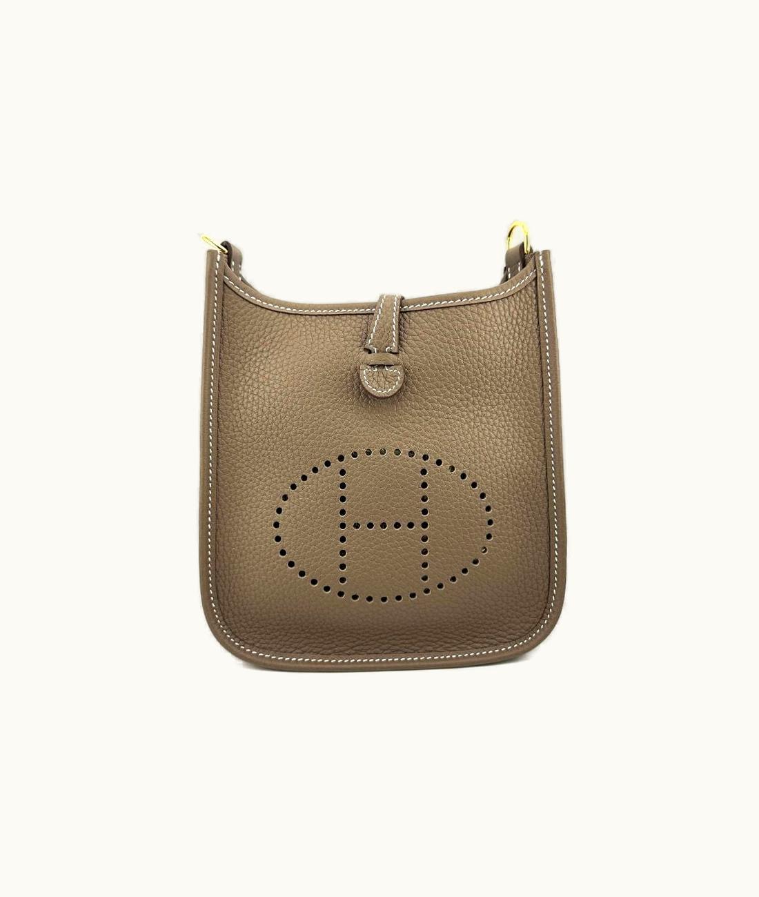Hermès Hermès Evelyne 16cm - Amazone - Brown - Clemence - Gold (GHW)