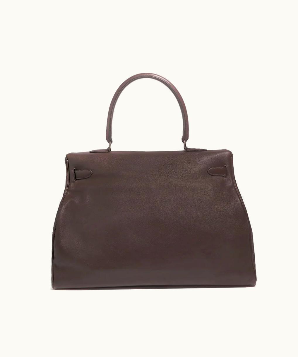 Hermès Hermès Kelly Relax 50cm - Blue - PHW - Togo