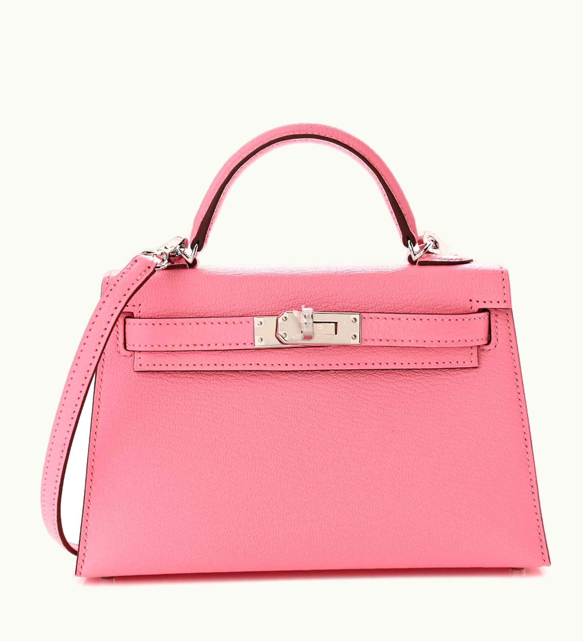 Hermès Hermès Chevre Mysore Verso Mini Kelly - Pink