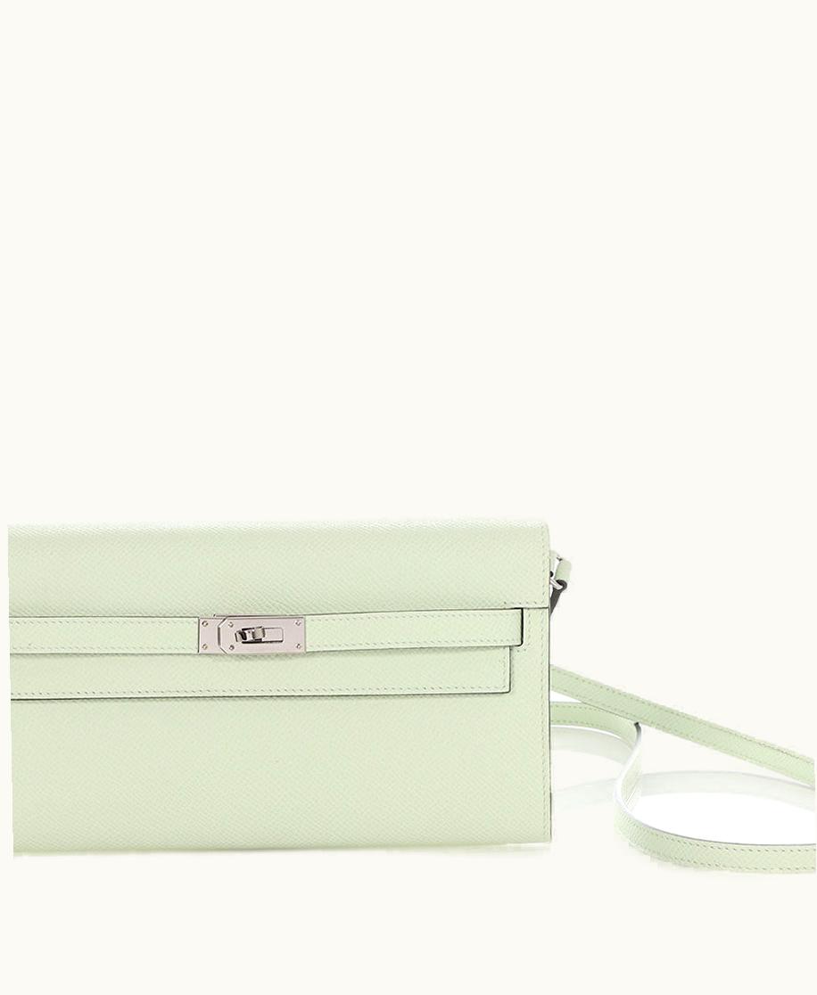 Hermès Hermès Kelly To Go Wallet - Green - Epsom - Gold (GHW)