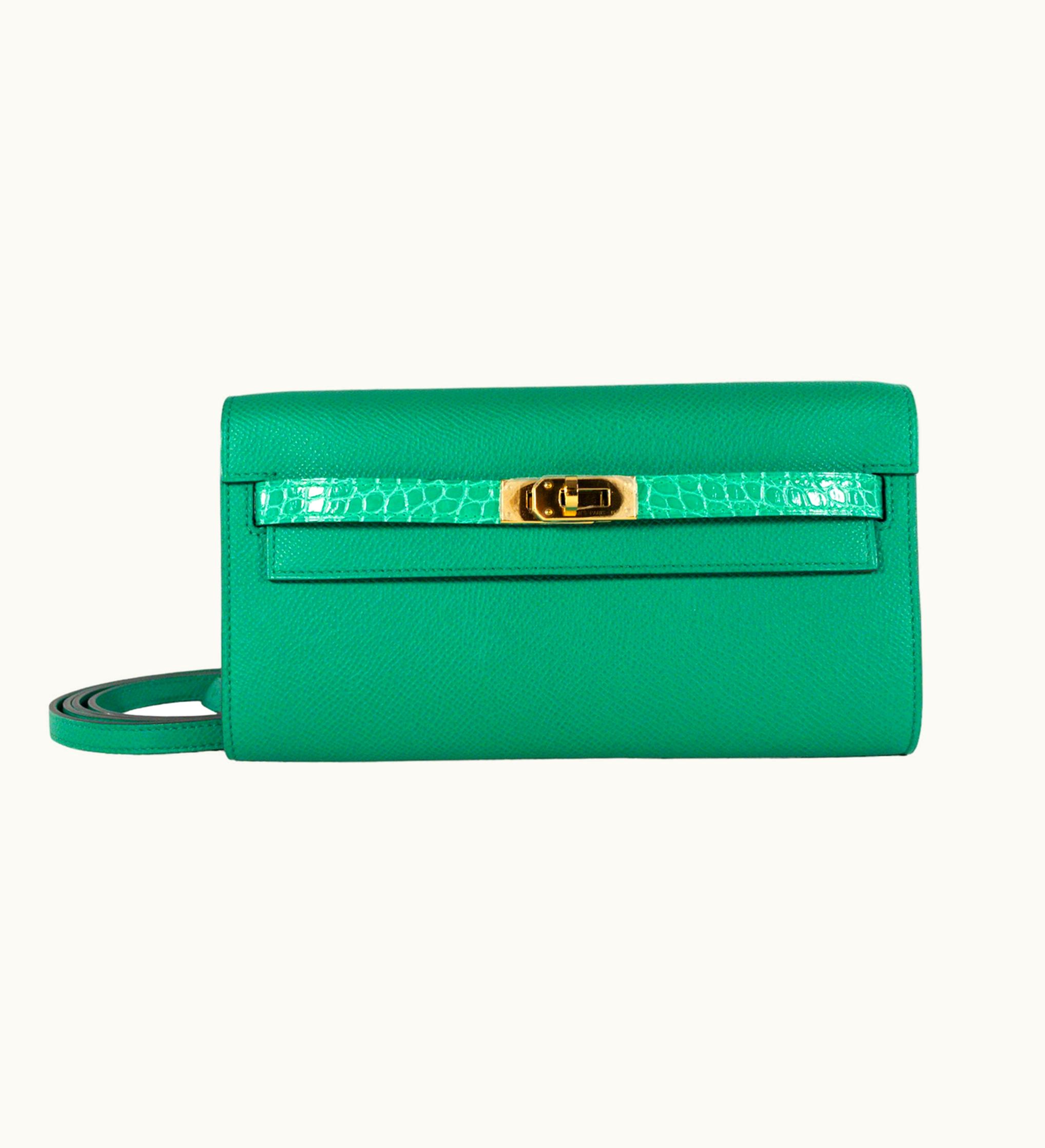 Hermès Hermès Kelly To Go - Vert Jade Touch - Epsom - GHW