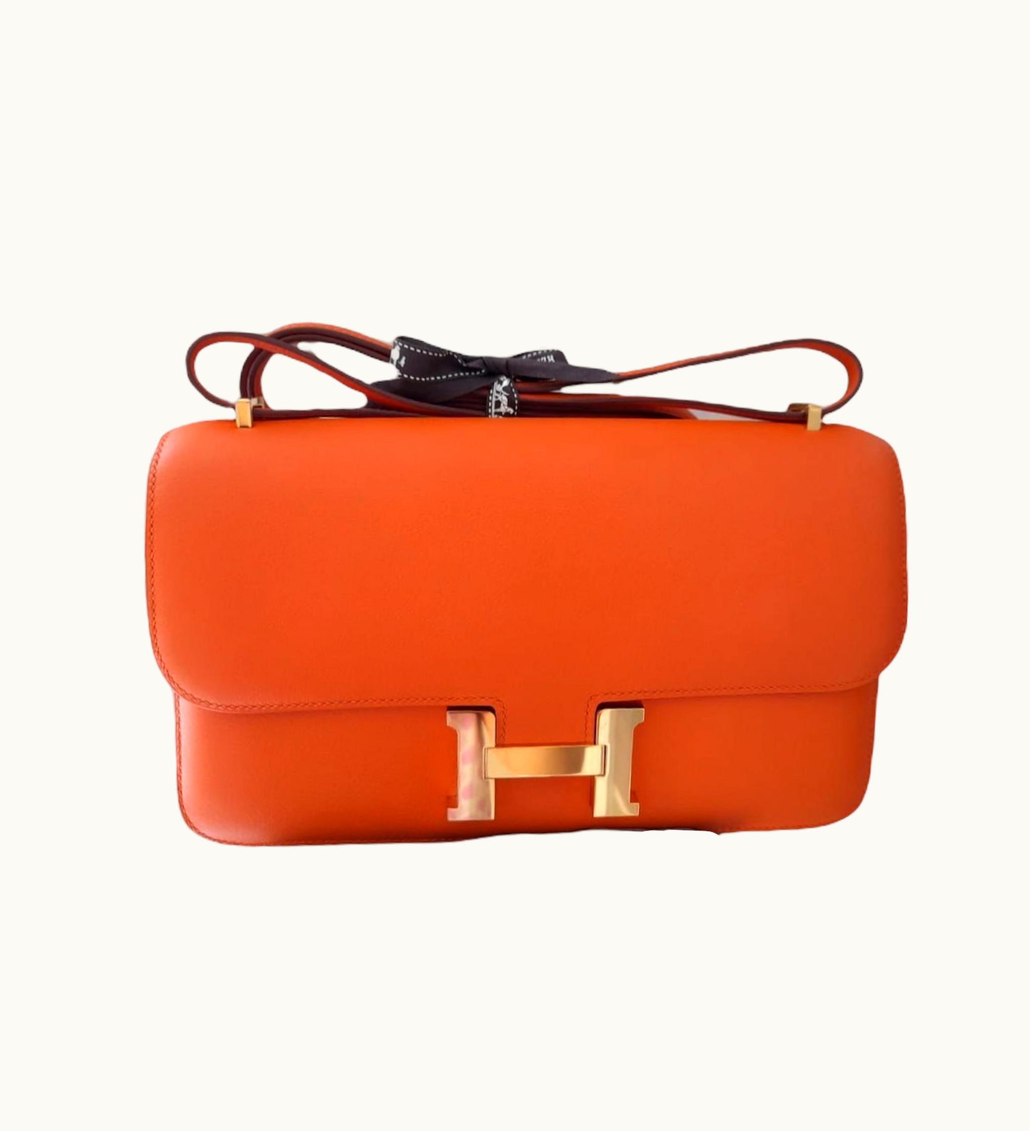 Hermès Hermès Constance Elan - Orange - Swift - Ghw