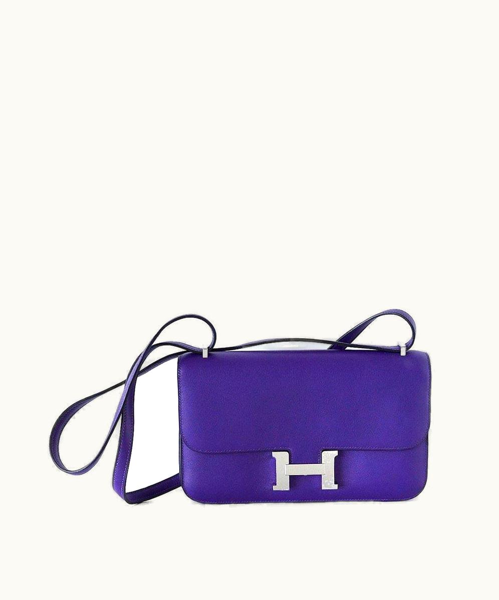 Hermès Constance Elan - Iris - Leather - PHW