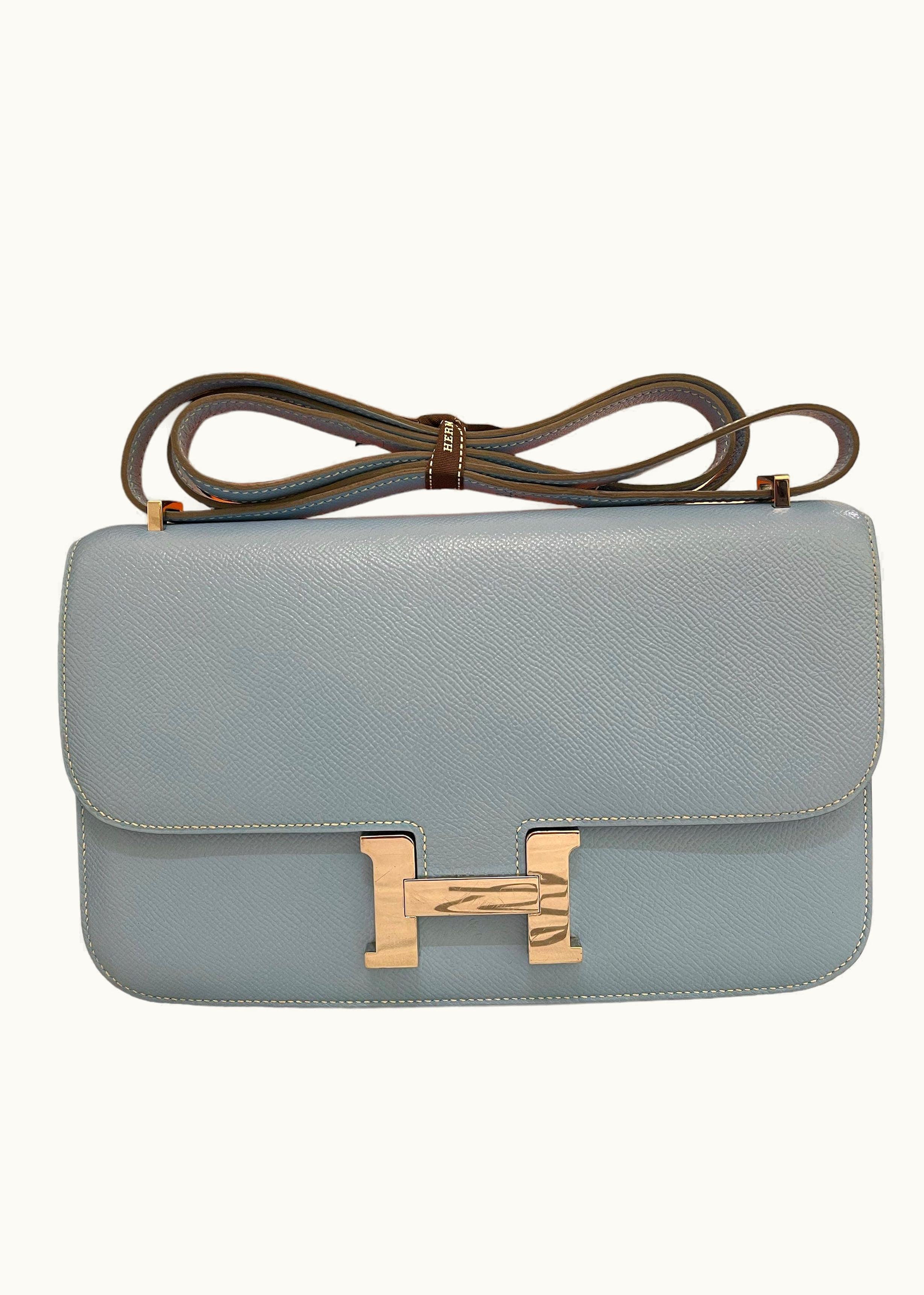 Hermès Constance Elan - Blue Celeste - Leather - Gold (GHW)