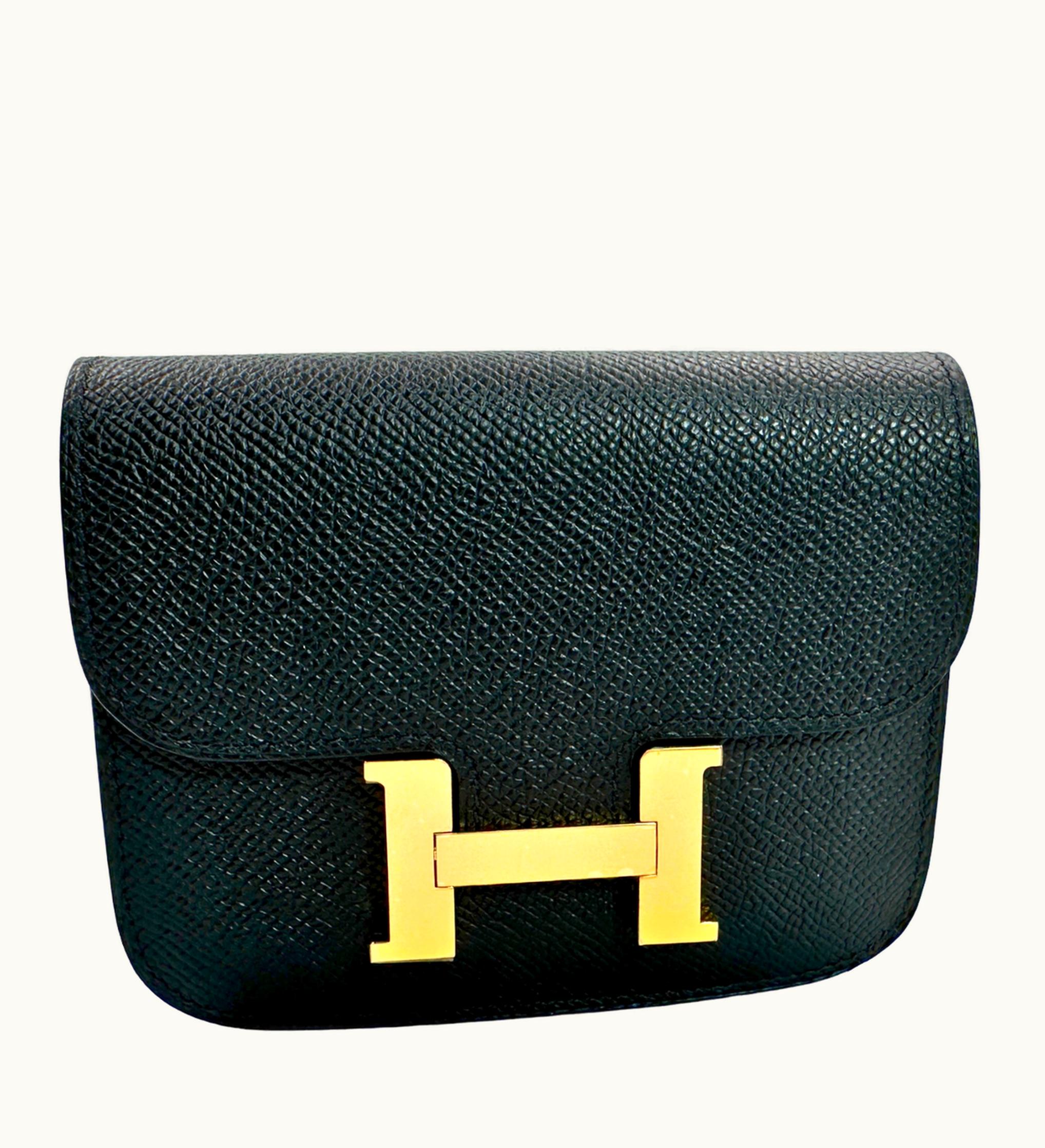 Hermès Constance Slim - Black - Epsom - Gold (GHW)