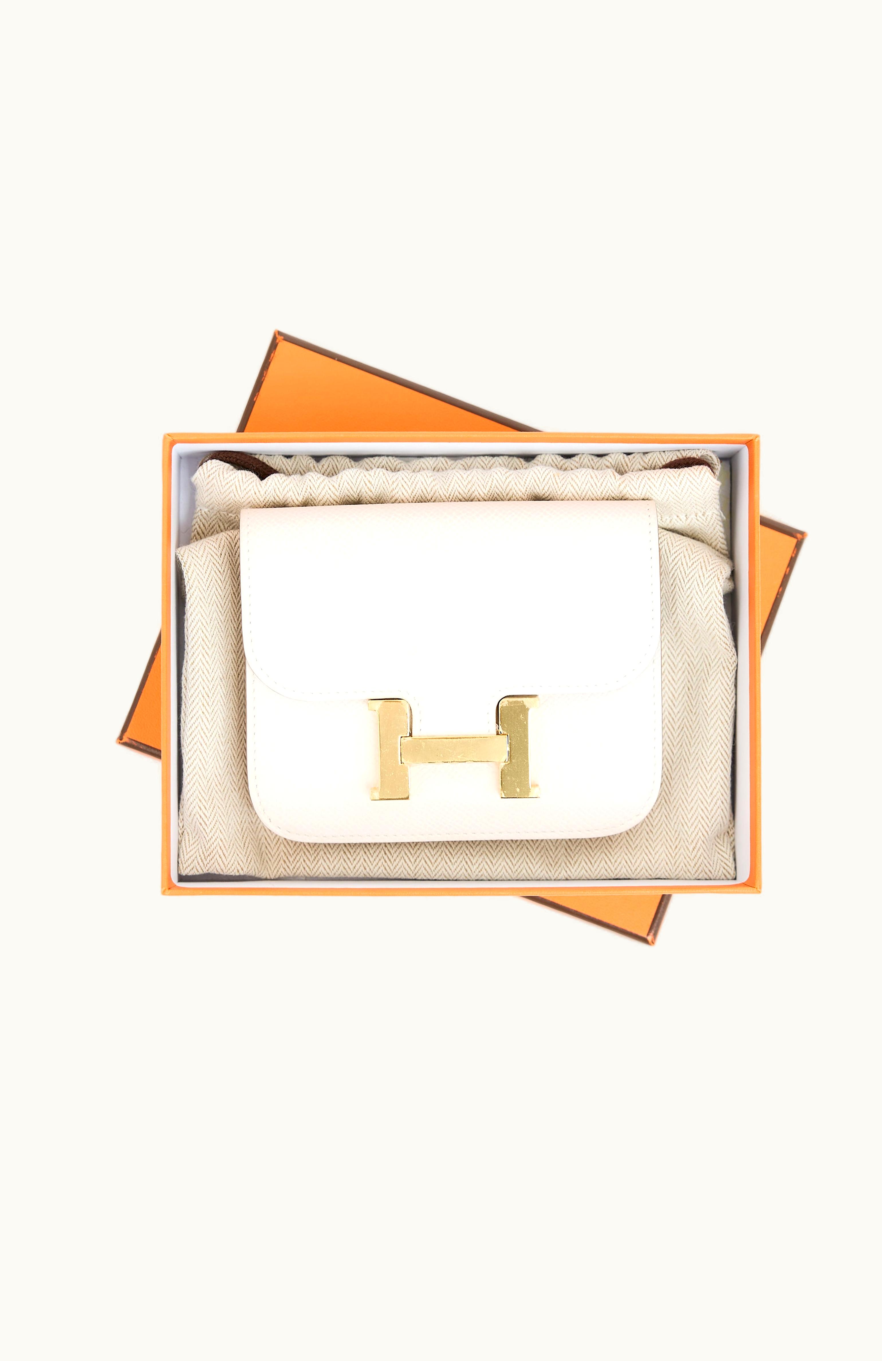 Hermès Constance Slim - Gris Pale - Epsom Leather