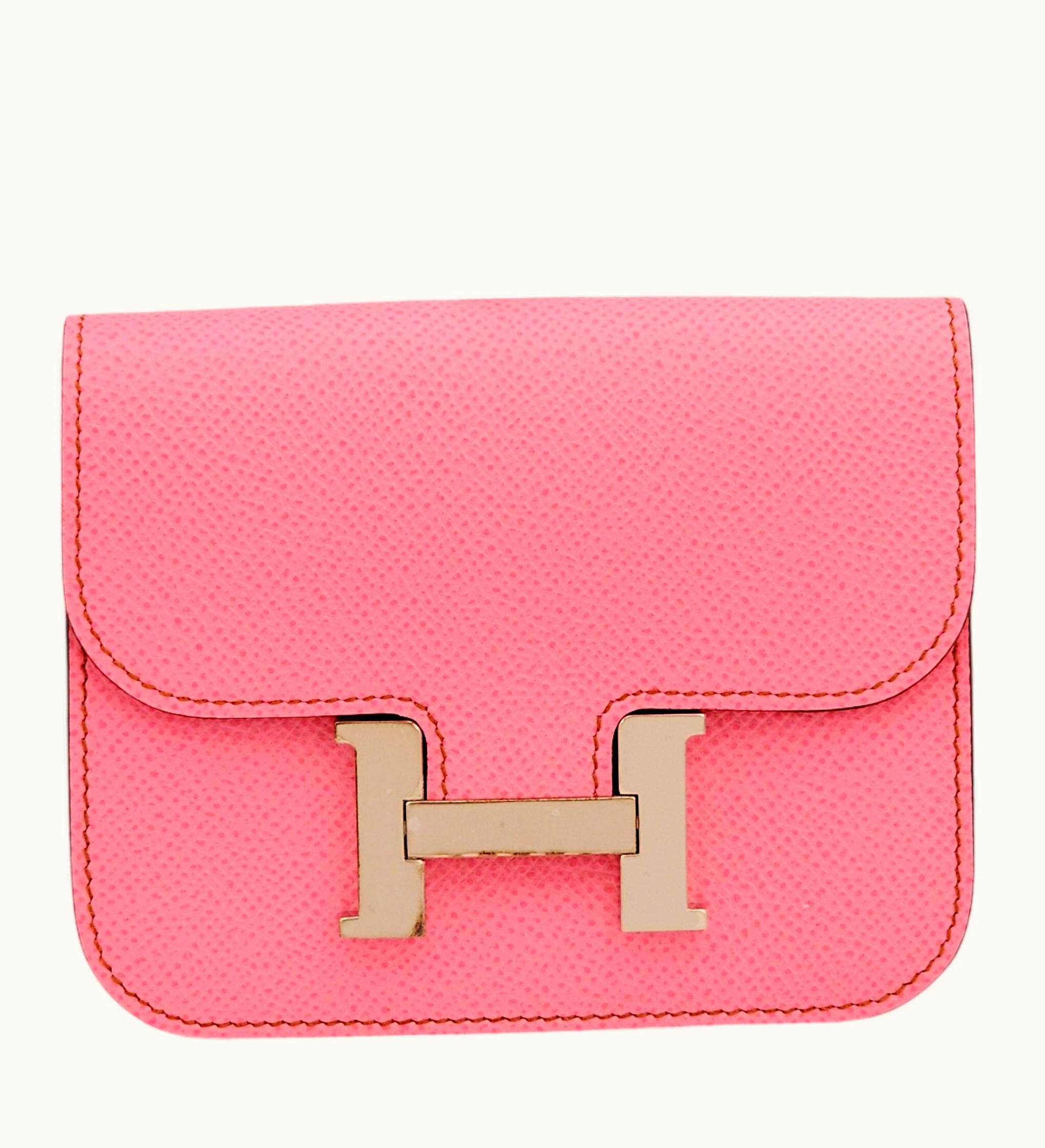 Hermès Constance Slim - Pink - Epsom - Gold (GHW)