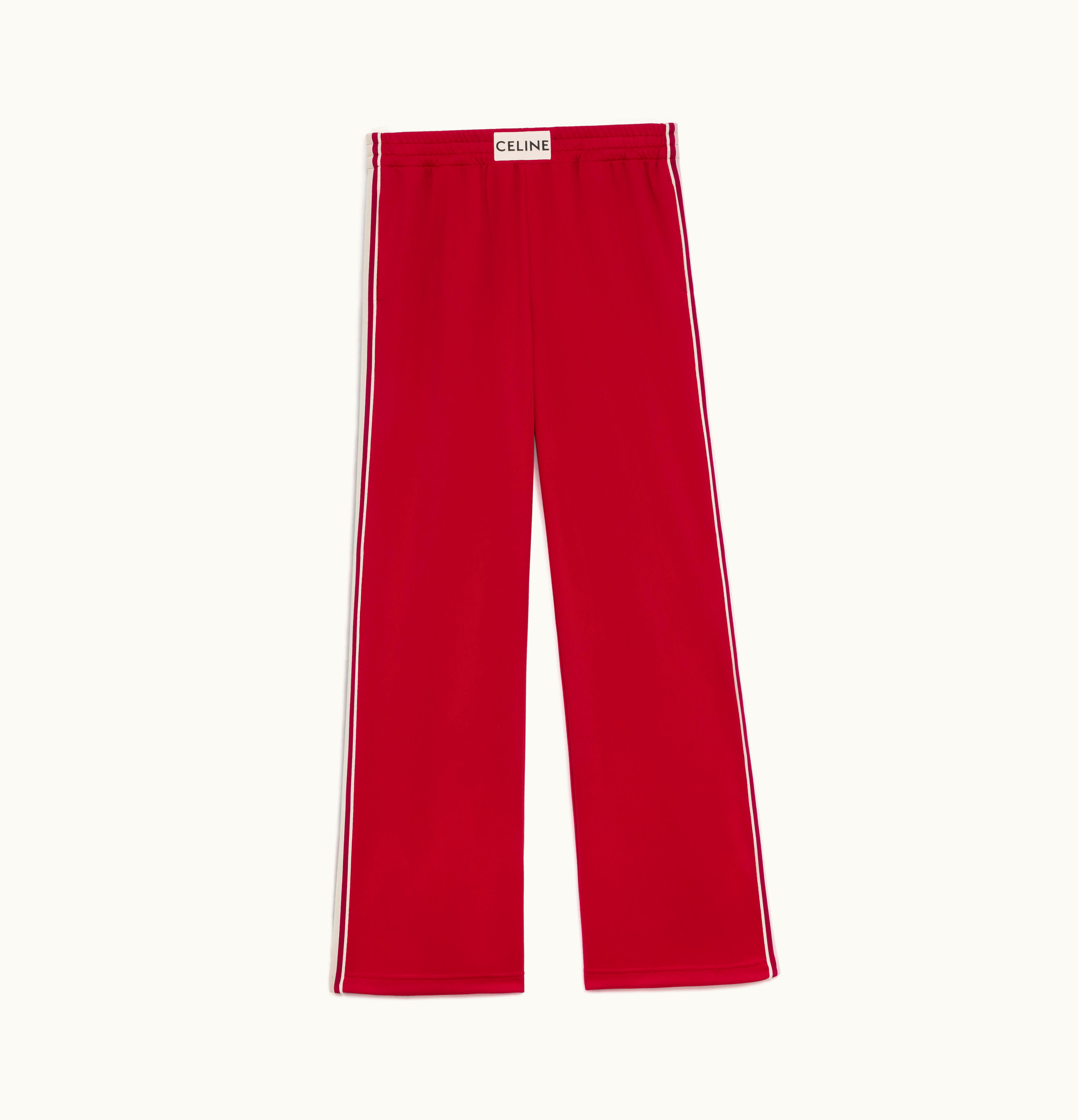 Celine Celine Jogging Pants In Double Face Jersey Rust