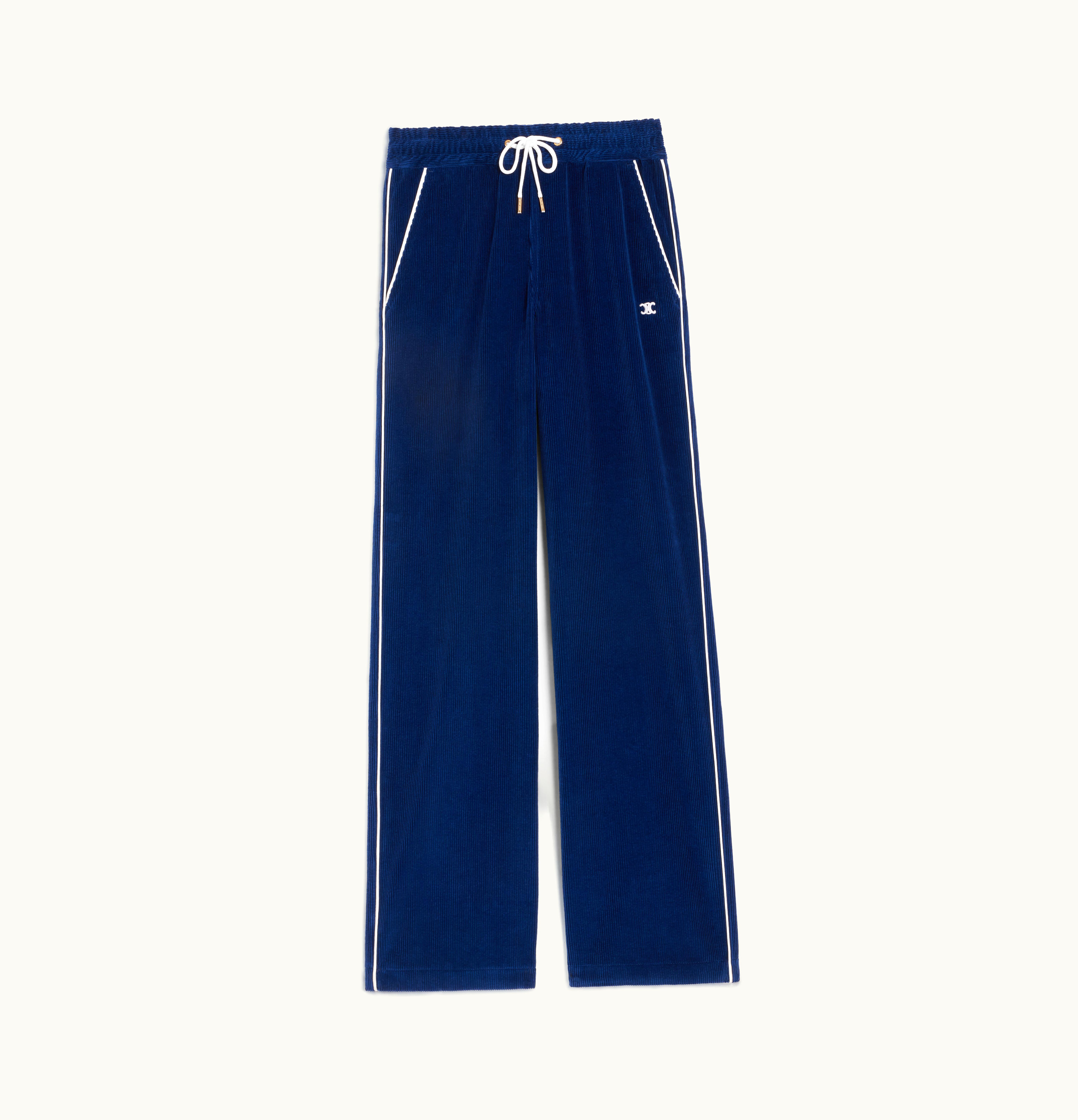 Celine Celine Athletic Pants In Corduroy Royal Wash