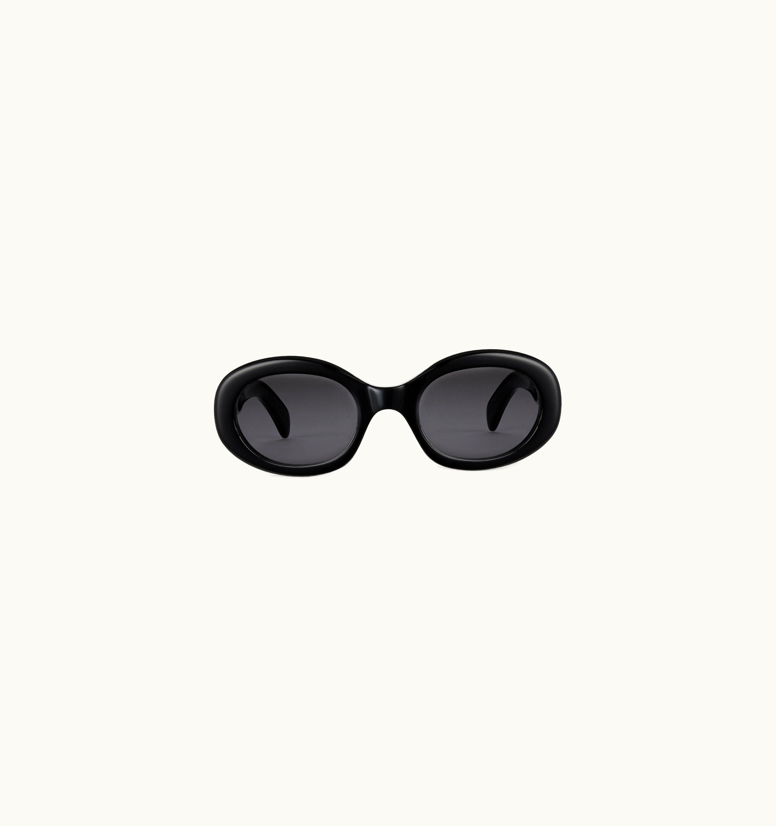 Celine Celine Triomphe 01 Sunglasses In Acetate Black