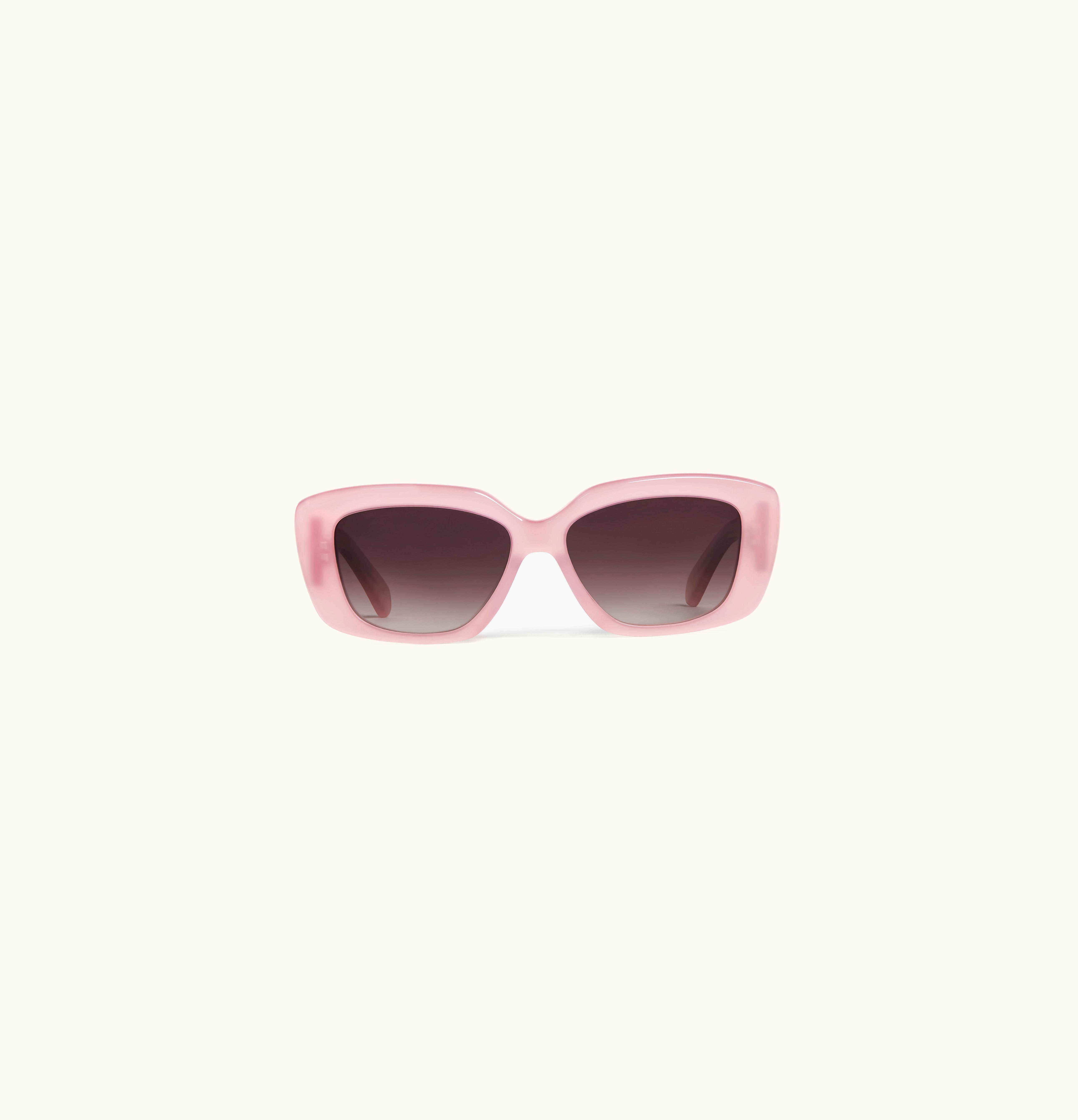 Celine Celine Triomphe 04 Sunglasses In Acetate Milky Rose