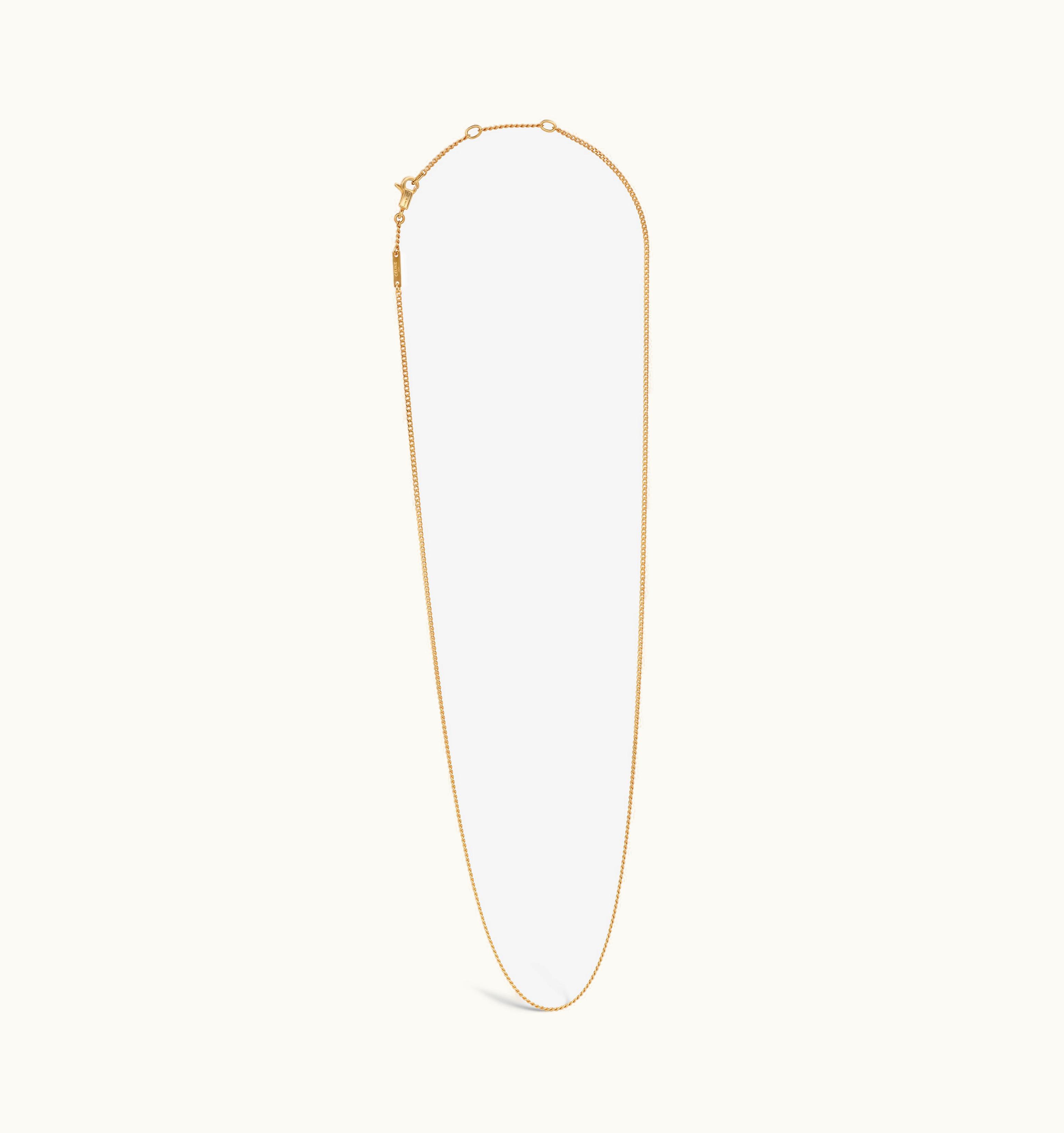 Celine Celine Separables Short Chain In Brass With Gold Finish Gold