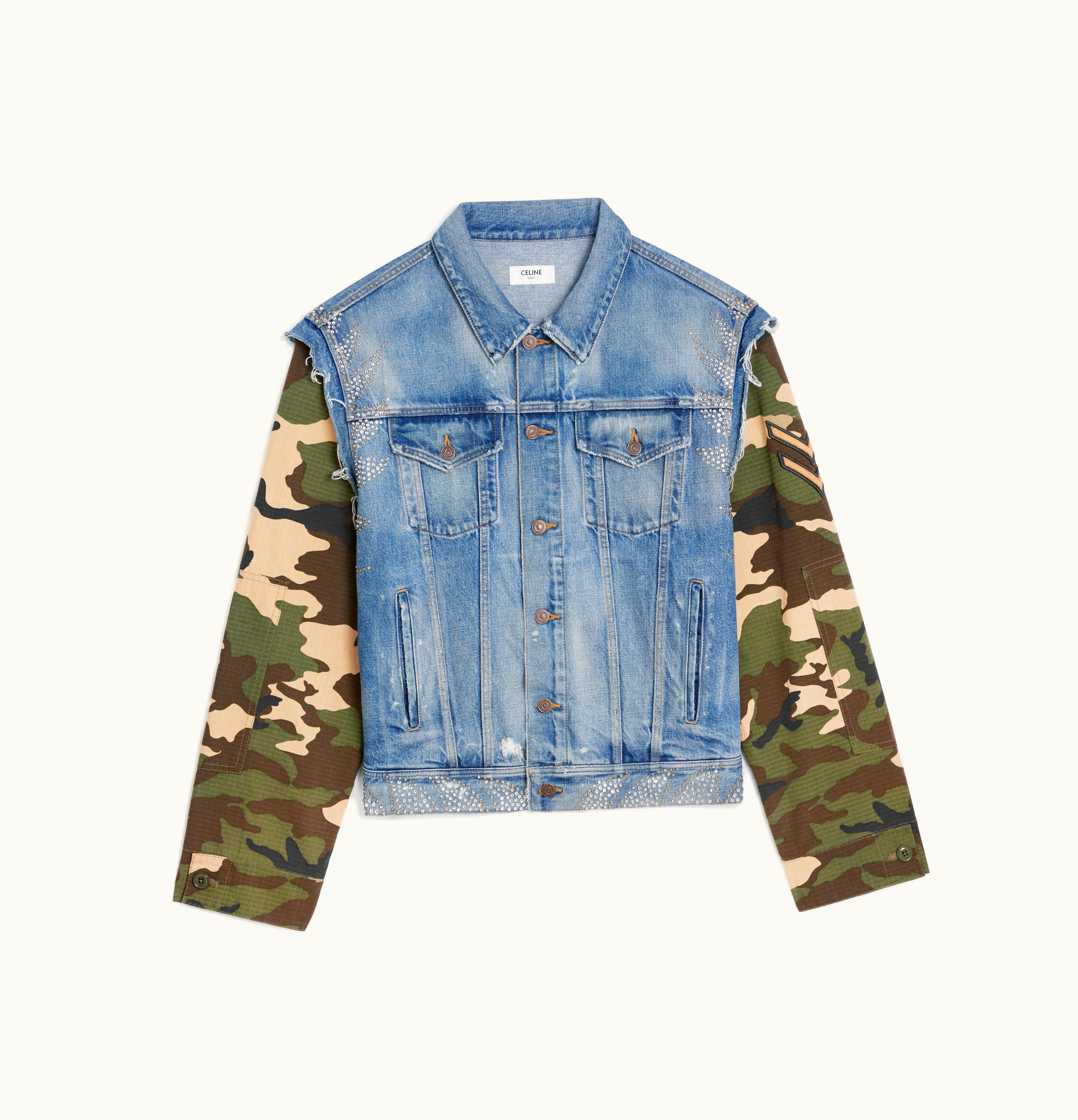 Celine Celine Trucker Jacket In Classic Cowboy Denim Classic Cowboy