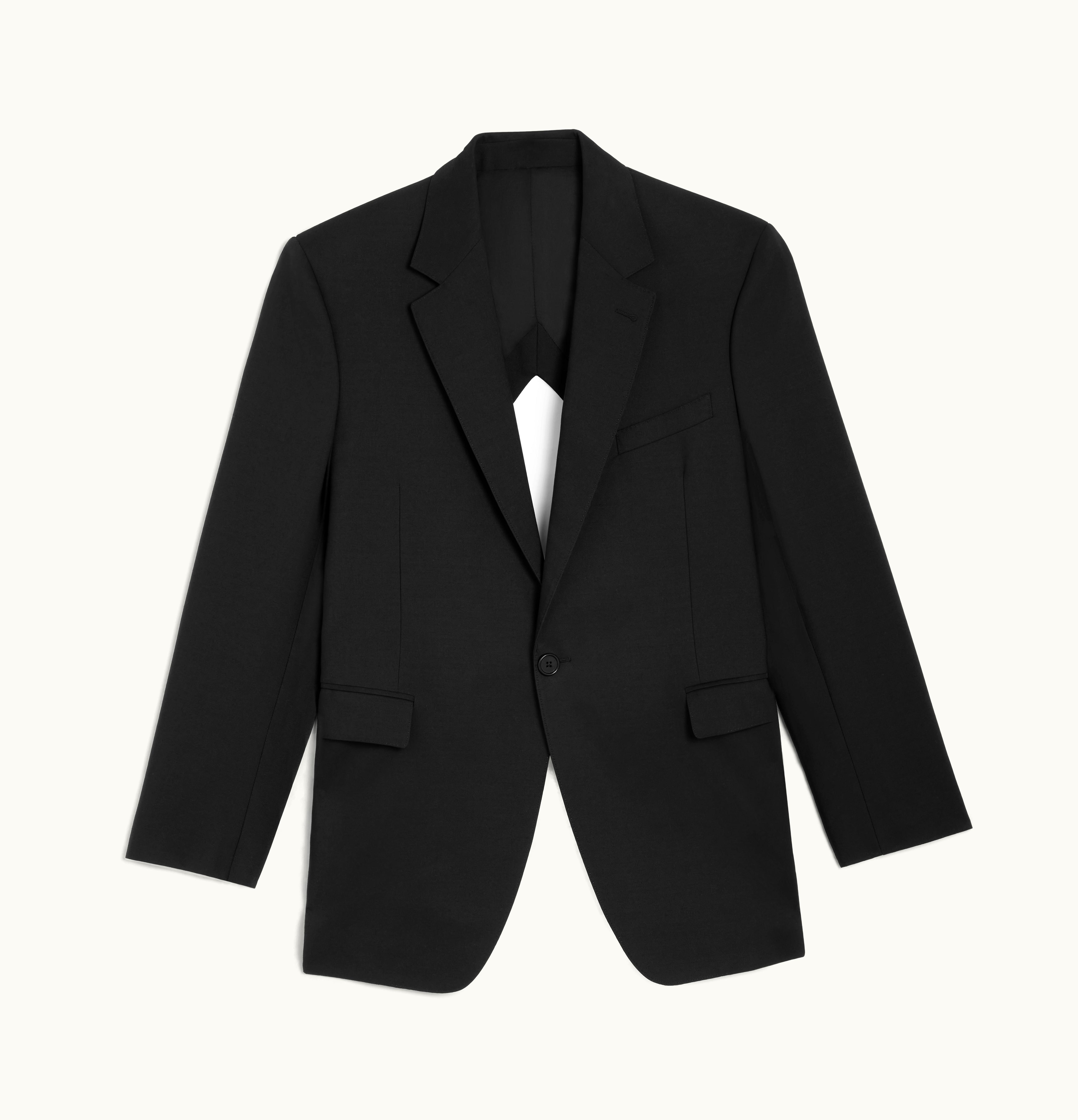 Celine Celine Boxy Diamond Jacket In Grain De Poudre Black