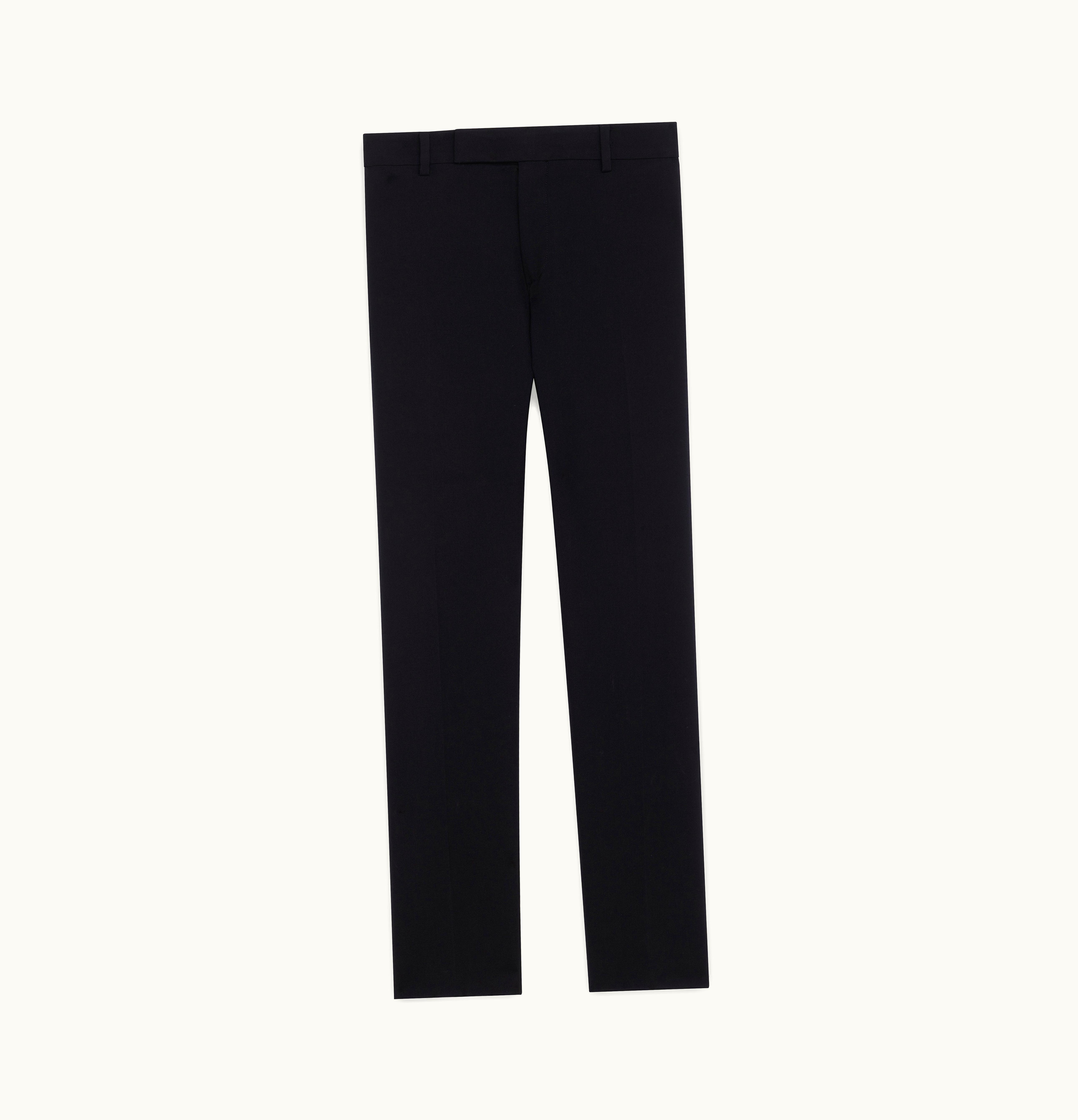 Celine Celine Classic Pants In Wool Gabardine Black