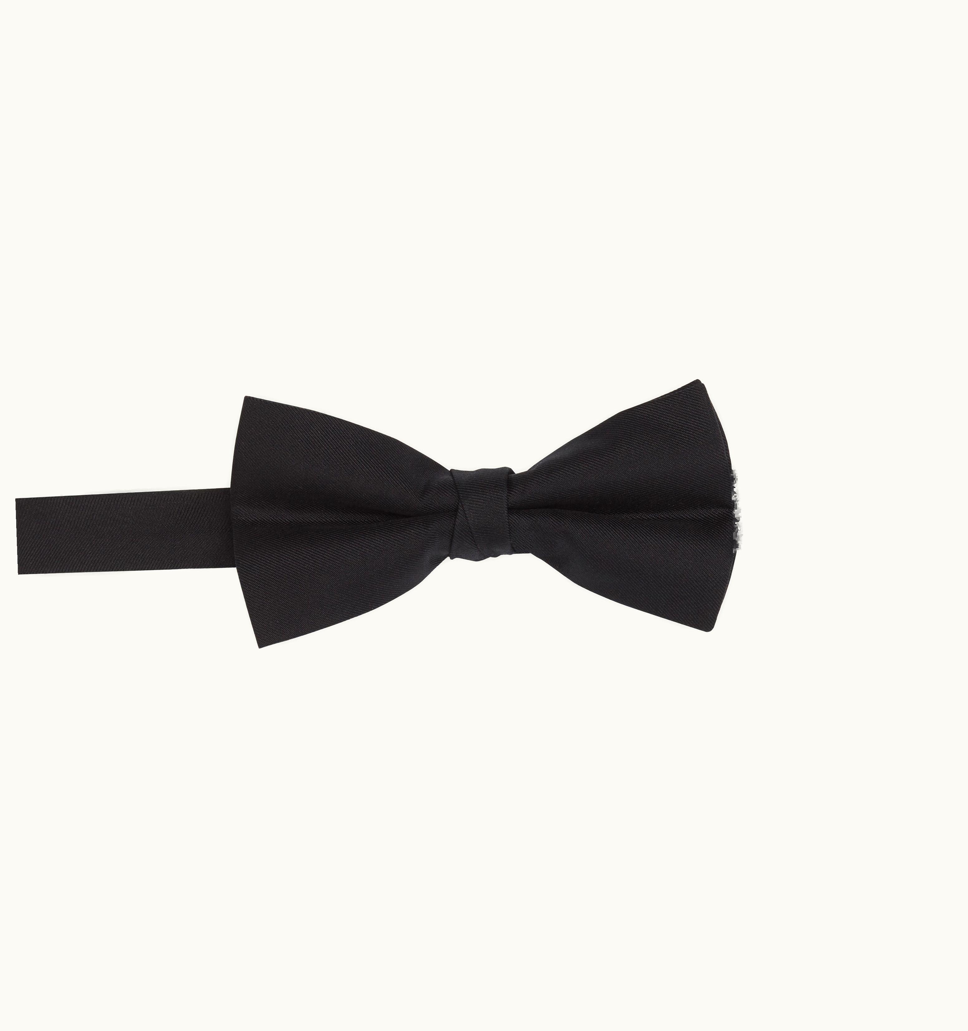 Celine Celine Claude Bow Tie In Silk Twill Black