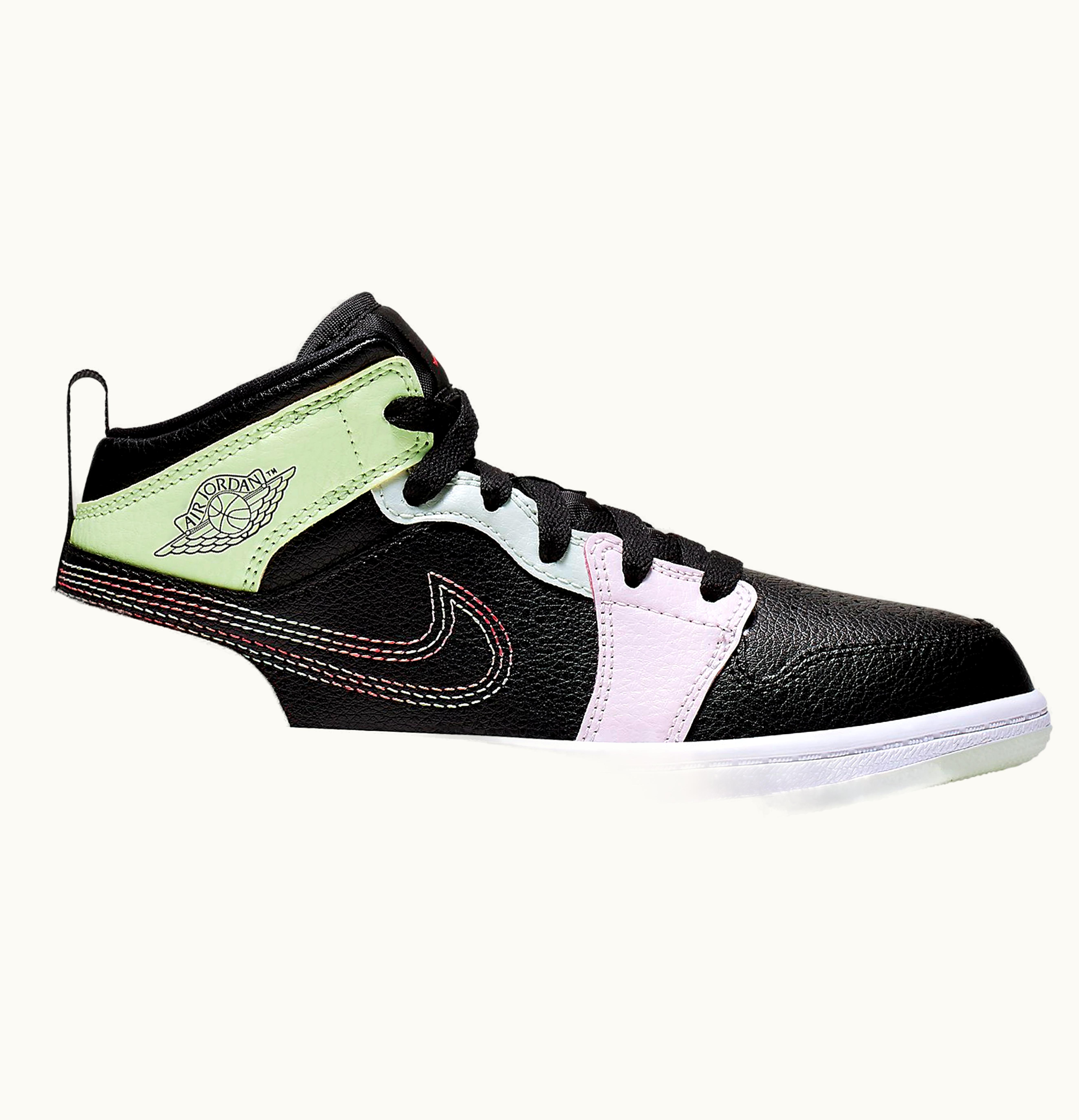 Jordan Air Jordan 1 Mid Glow In The Dark PS