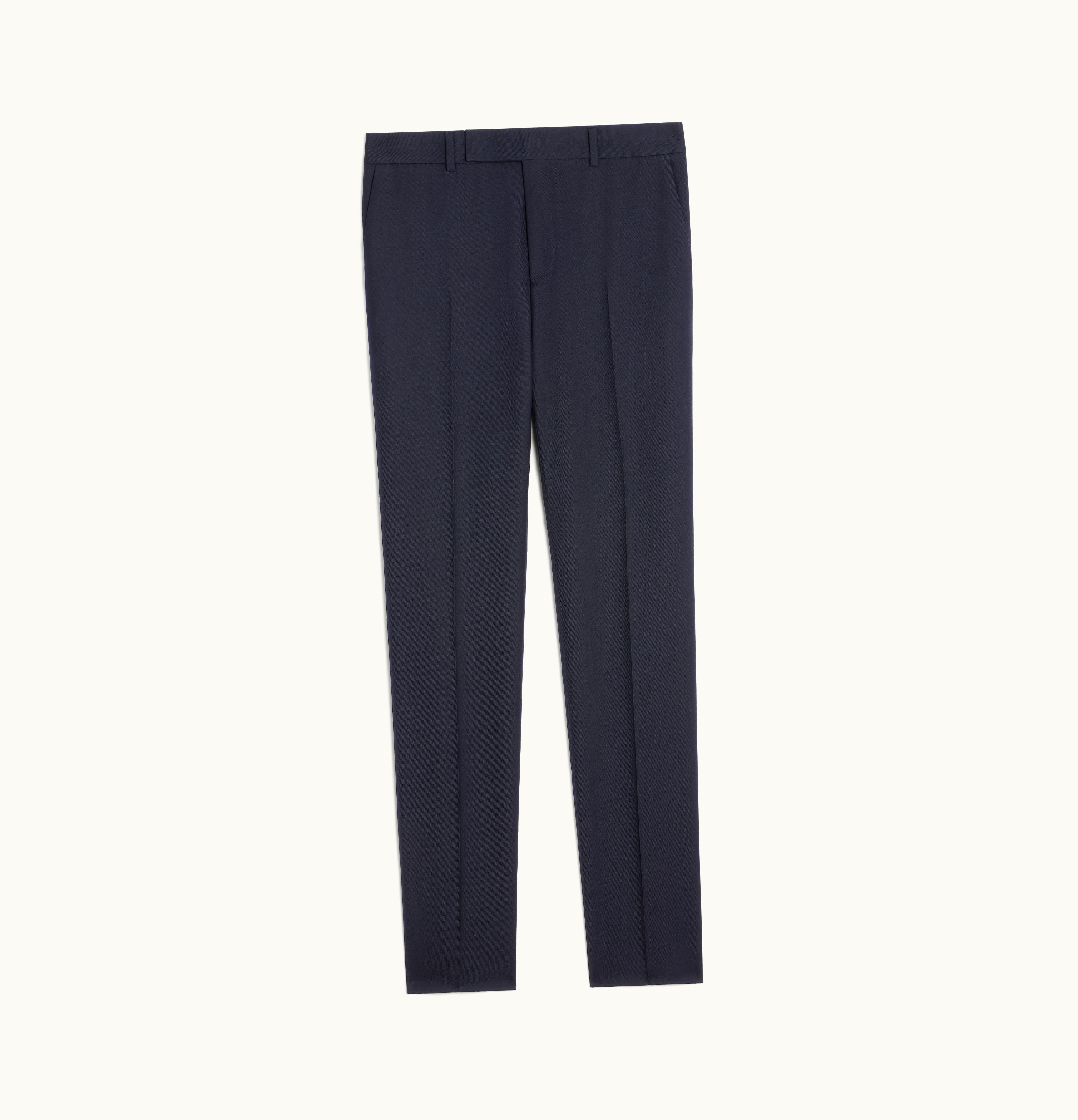 Celine Celine Classic Pants In Wool Gabardine Navy