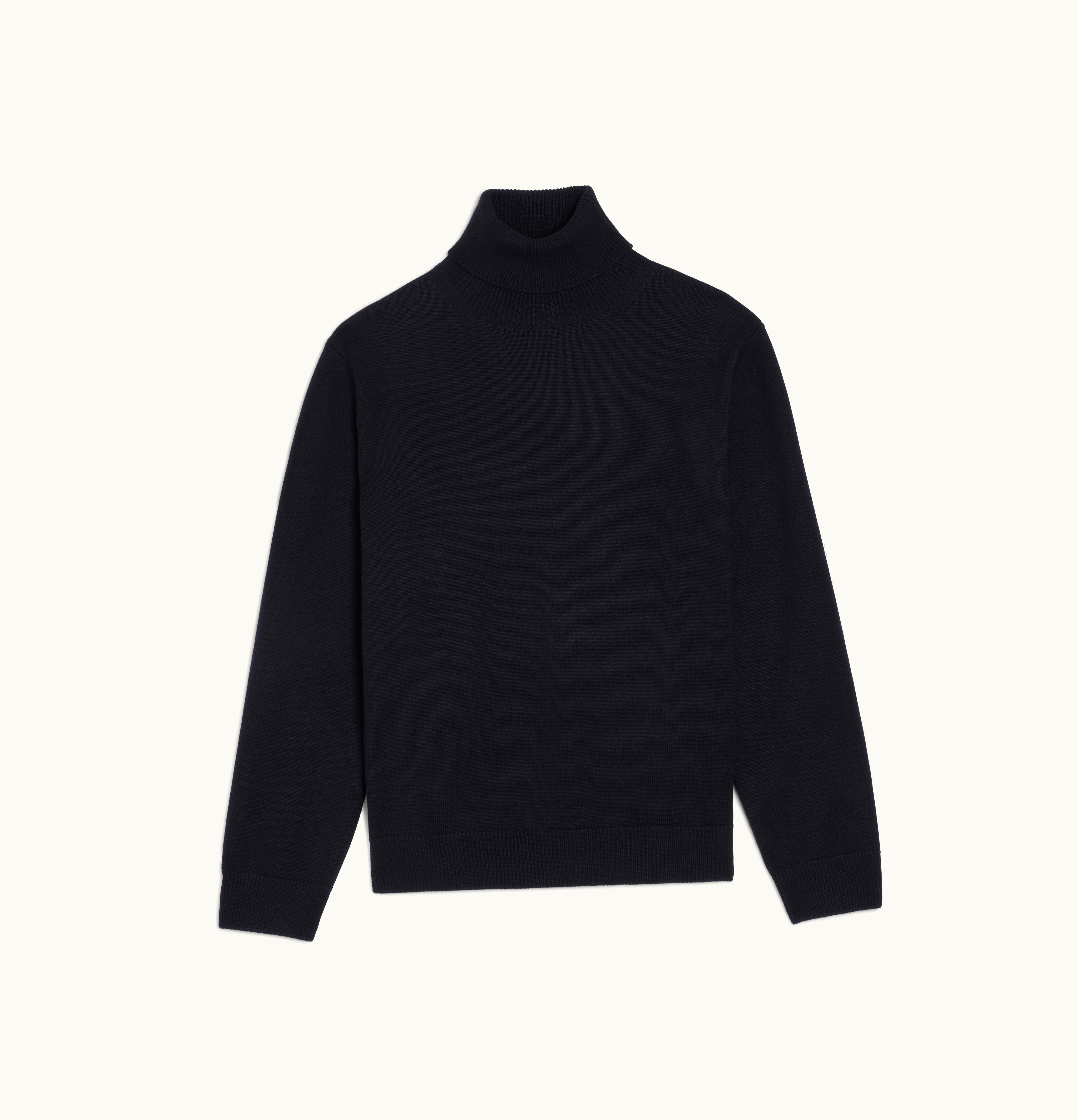 Celine Celine Turtleneck Sweater In Heritage Cashmere Black