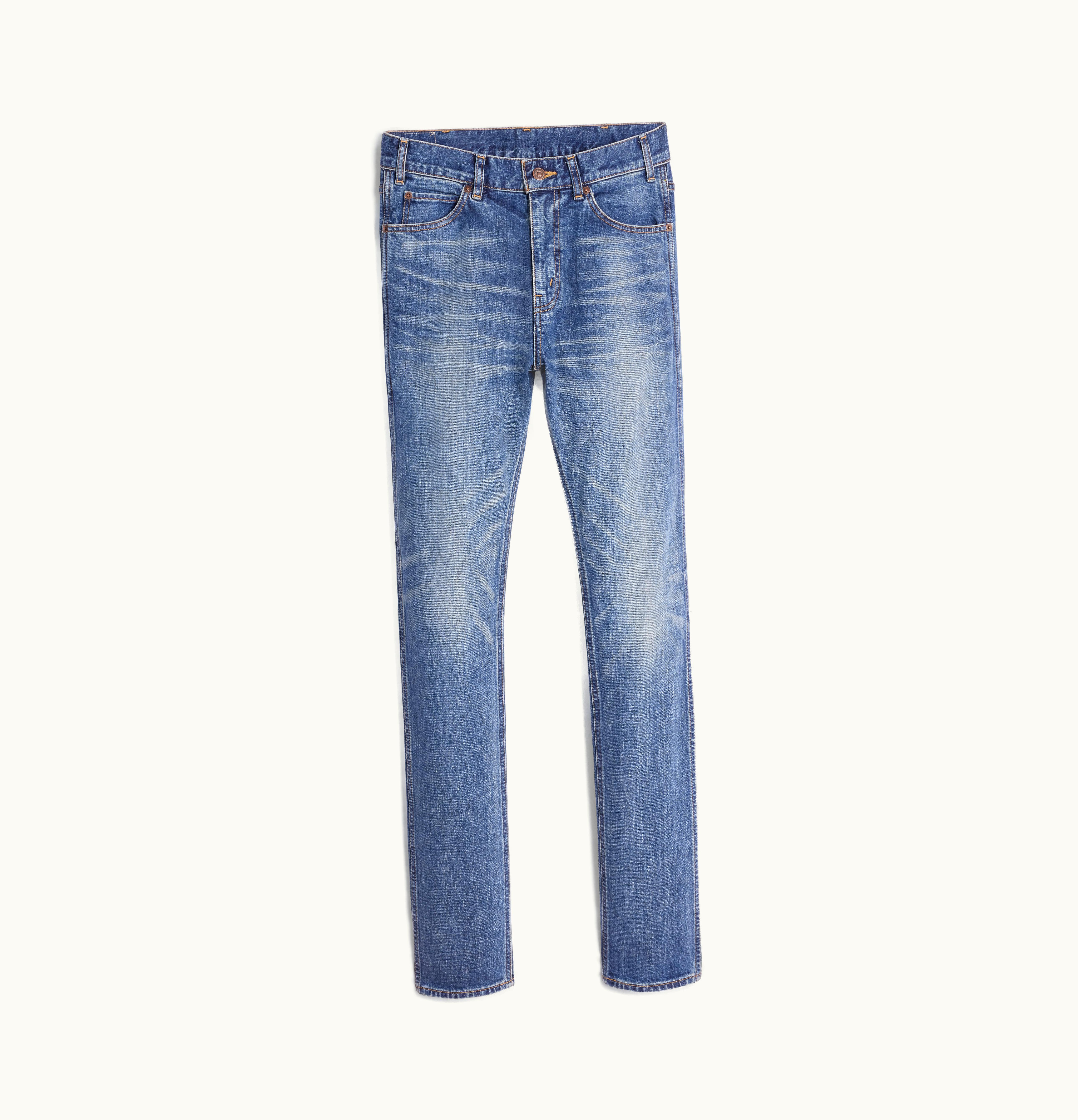 Celine Celine Skinny Jeans In Vintage Union Wash Denim Vintage Union Wash