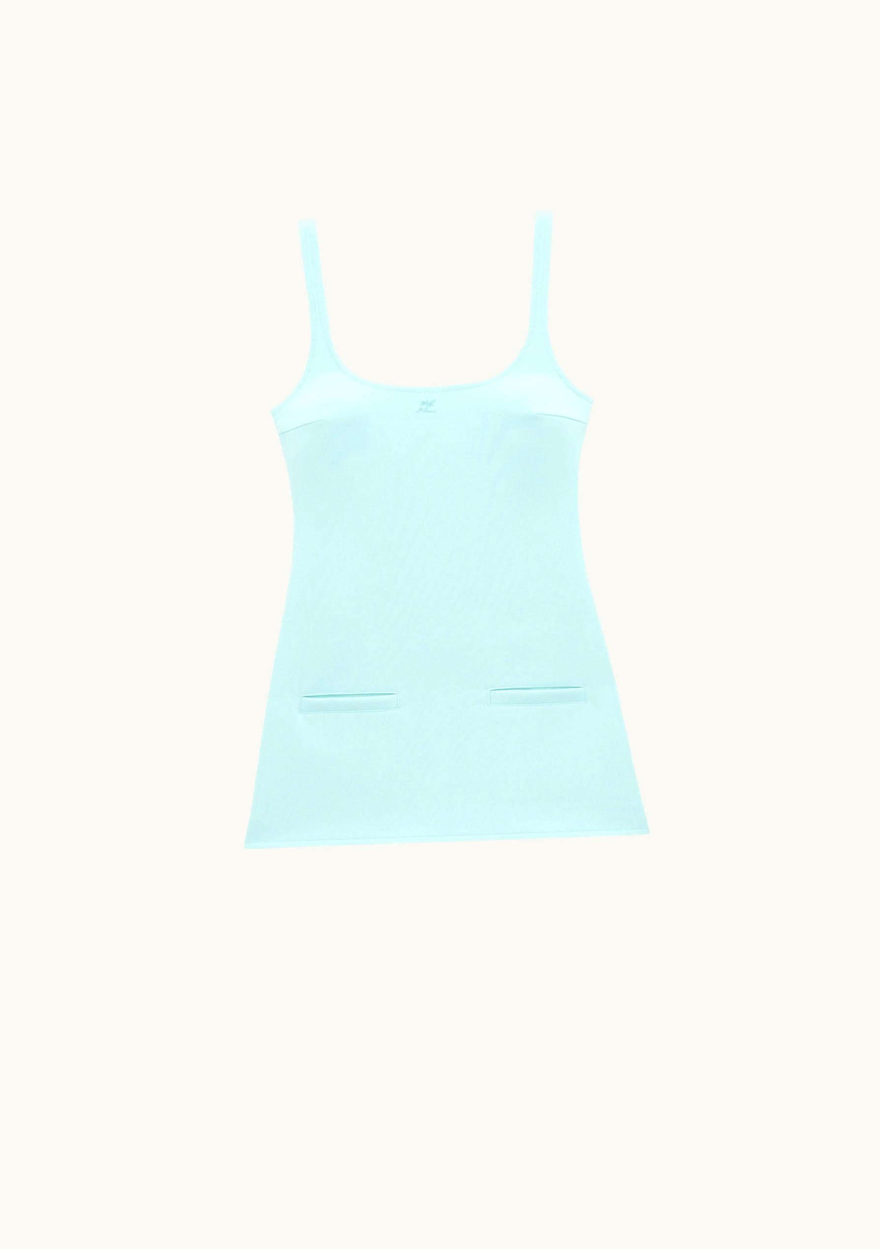 Courrèges Courrèges Twill Suspenders Trapeze Dress UZ0121254