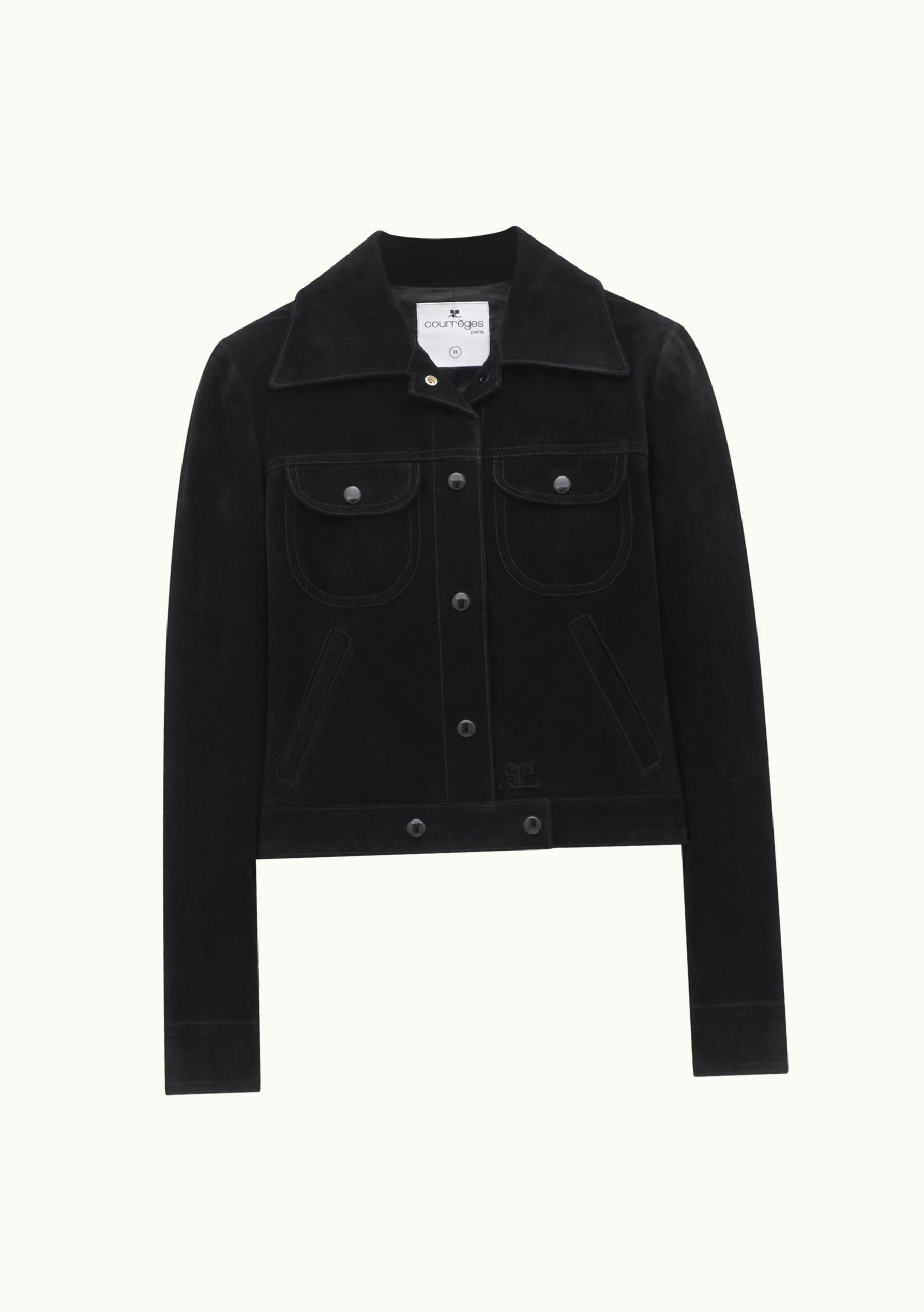 Courrèges Courrèges Suede Trucker Jacket UZ0121255