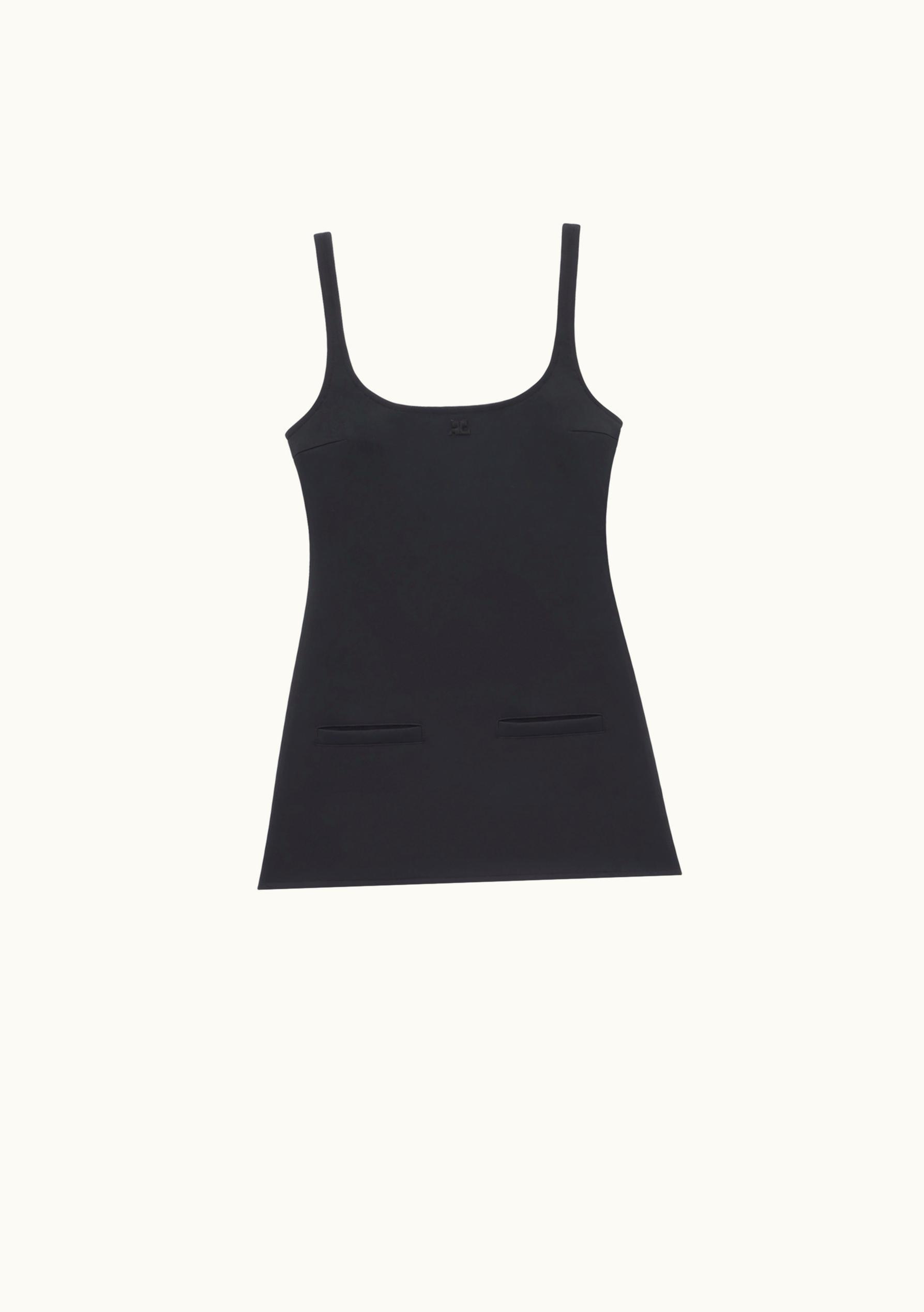 Courrèges Courrèges Twill Suspenders Trapeze Dress UZ0121256