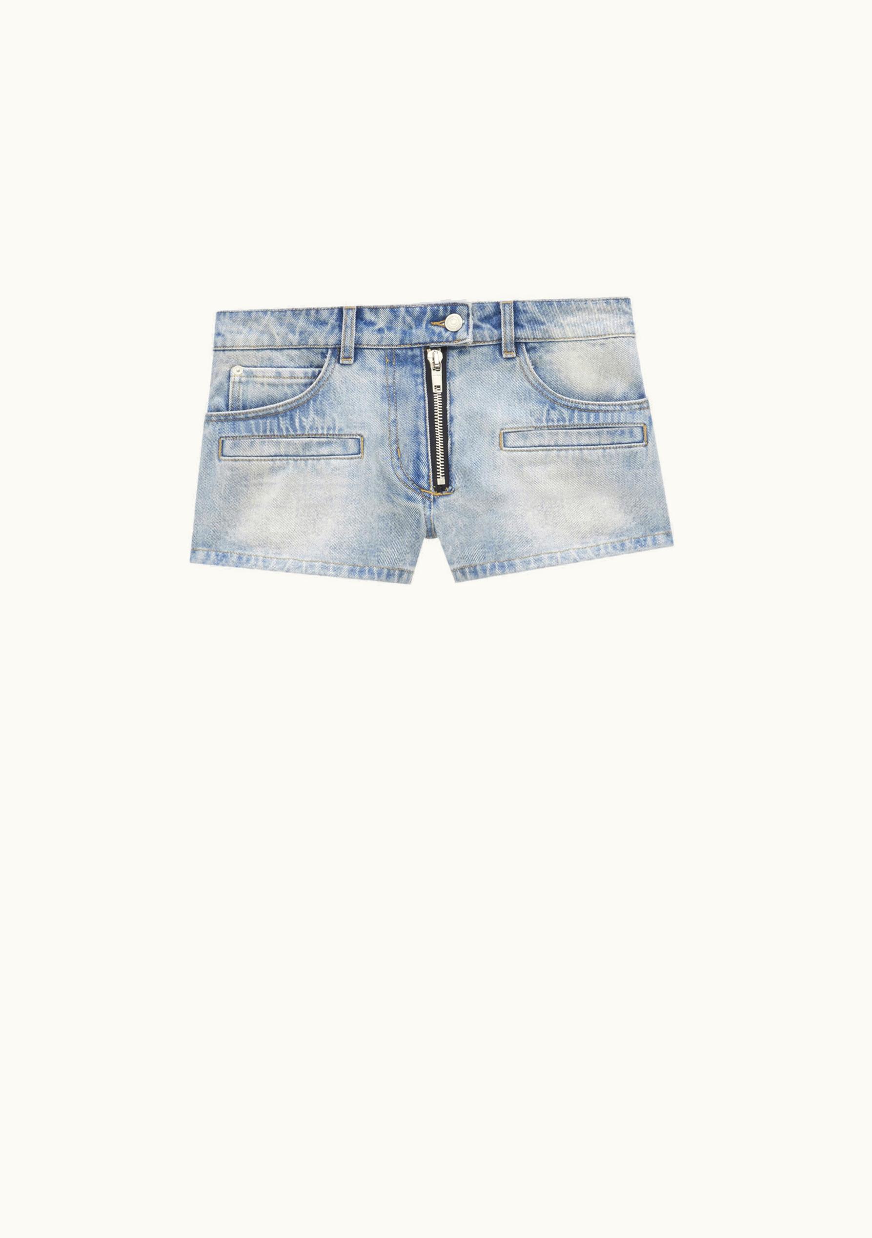 Courrèges Courrèges Dirty Blue Denim Heritage Short