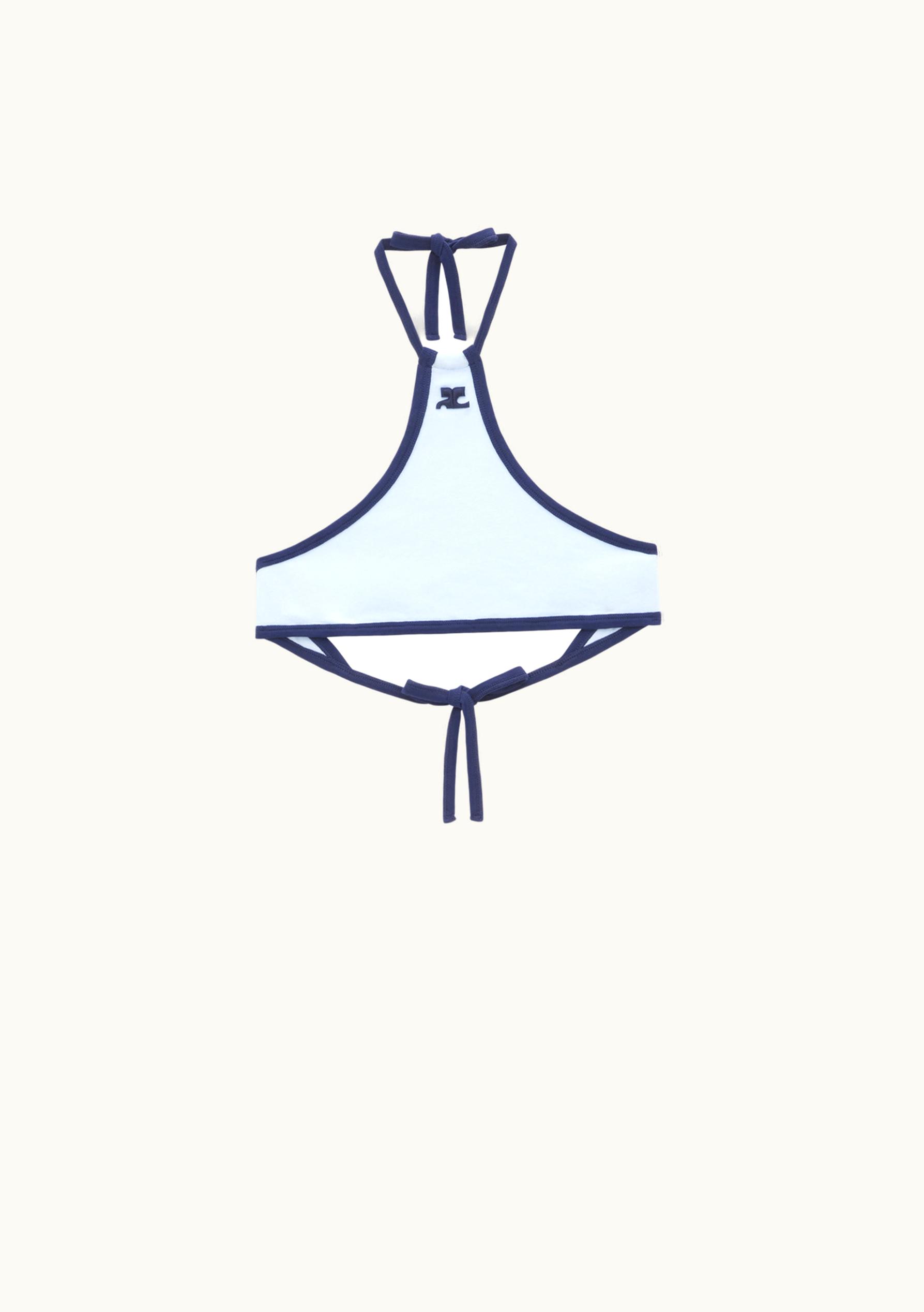 Courrèges Courrèges Light Ribs Contrast Crop Top UZ0121287