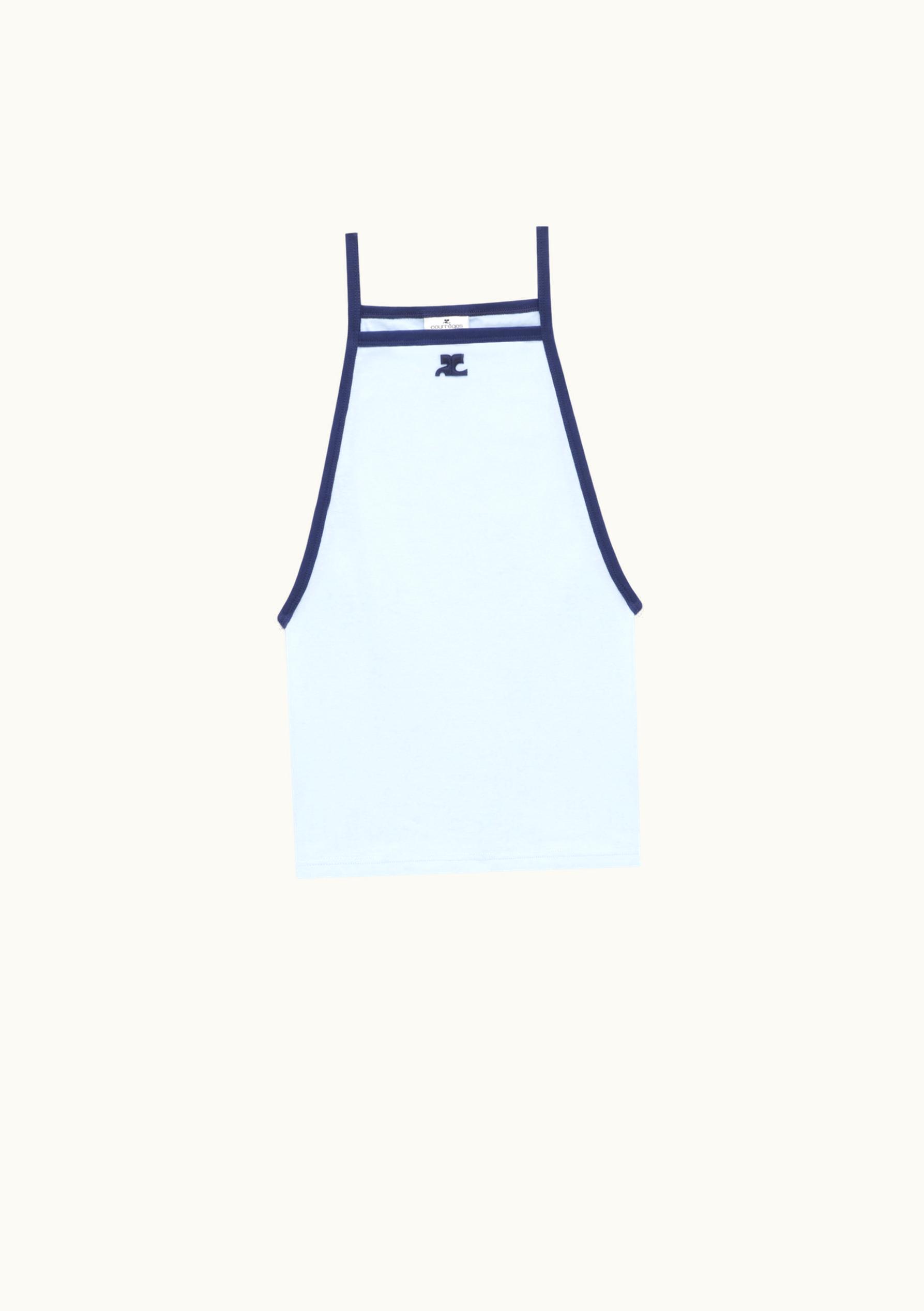 Courrèges Courrèges Light Ribs Contrast Tank Top UZ0121292