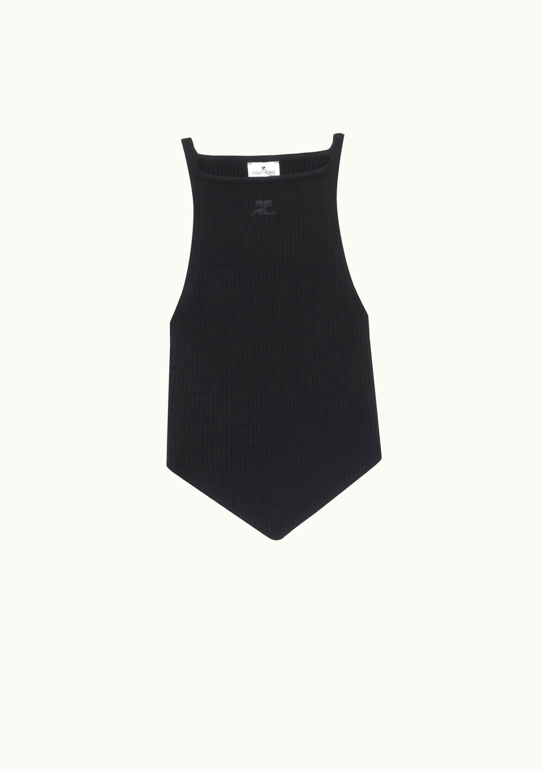 Courrèges Courrèges Rib Knit Pointy Tank Top UZ0121309