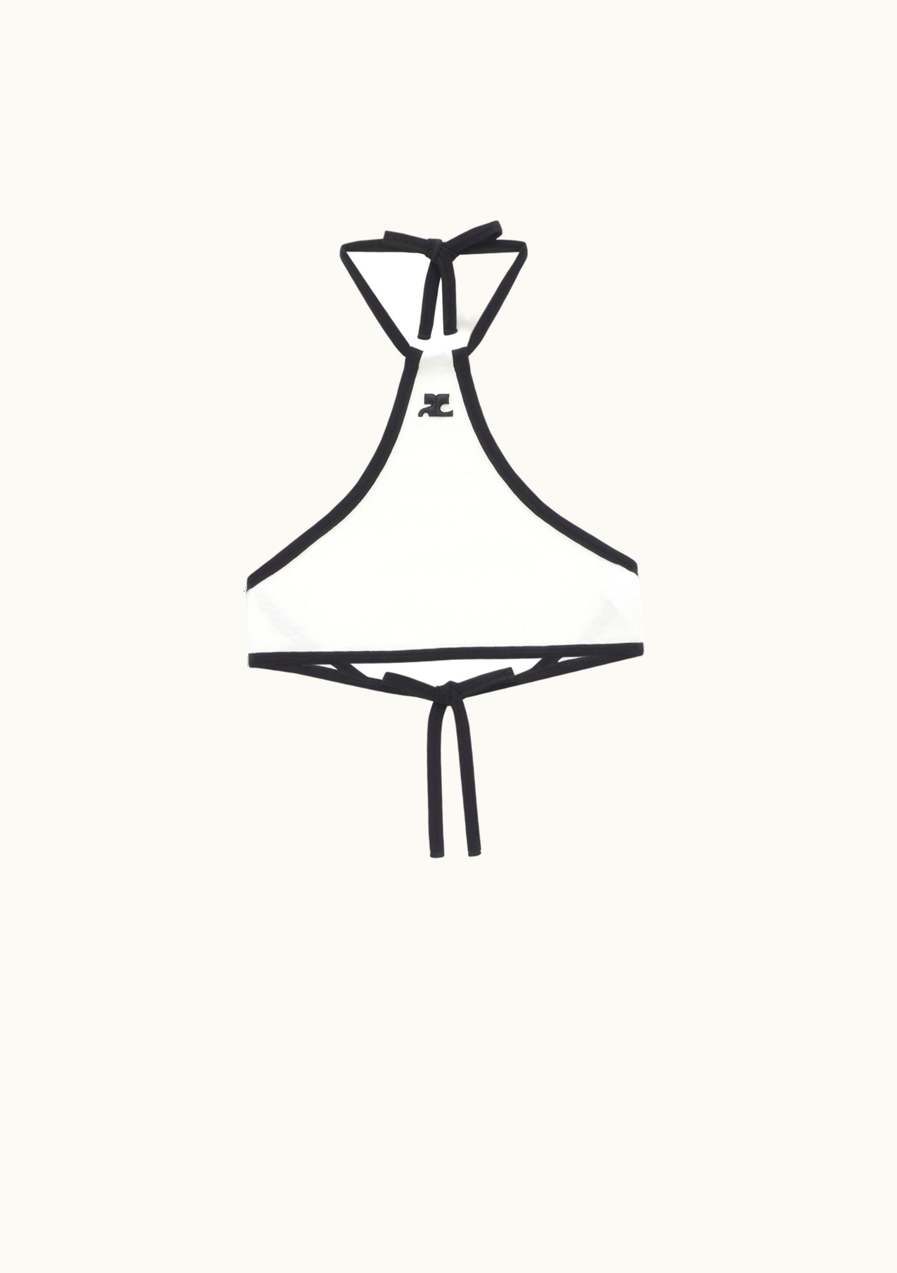 Courrèges Courrèges Light Ribs Contrast Crop Top UZ0121316