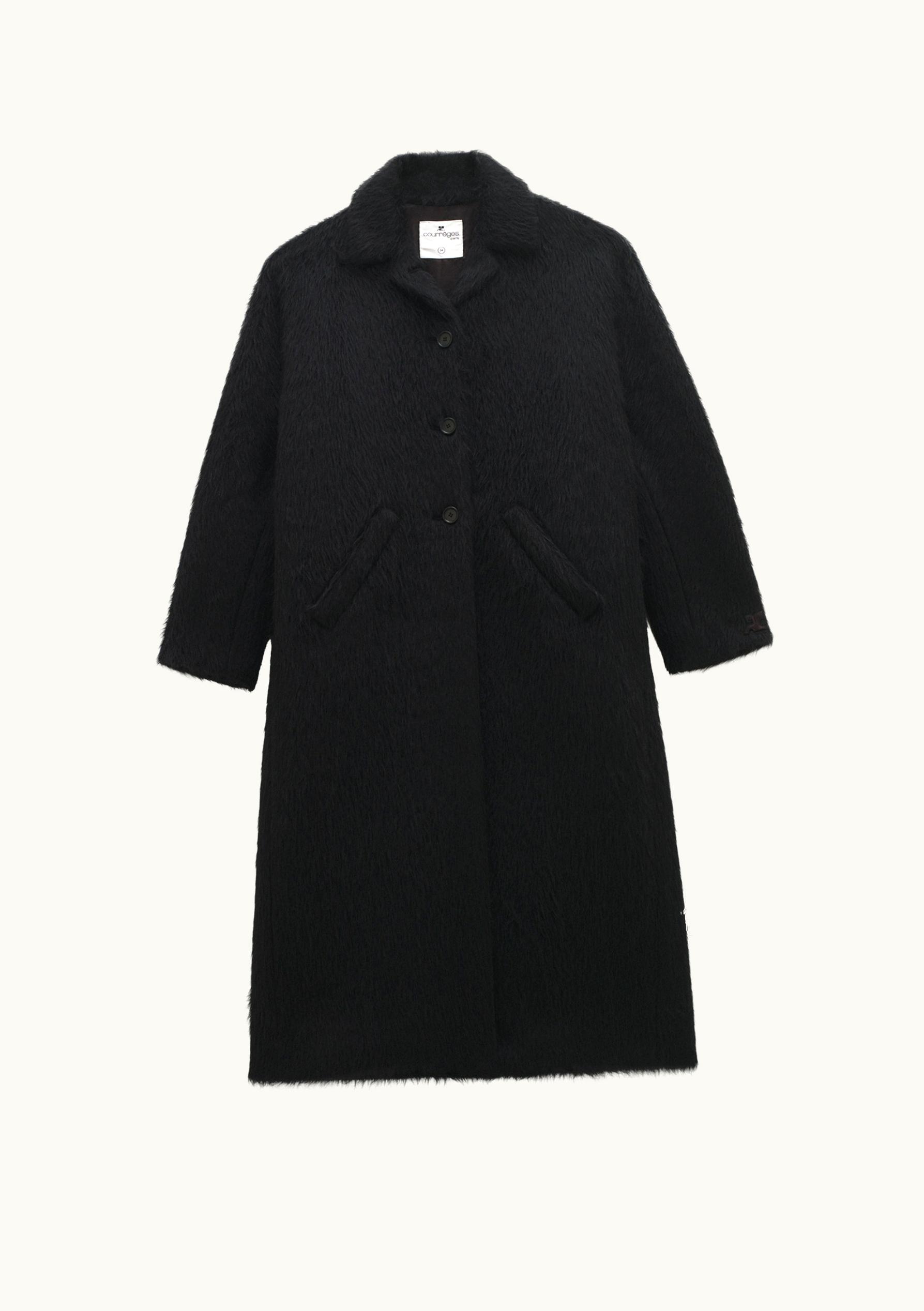 Courrèges Courrèges Oversize Wool Coat UZ0121385