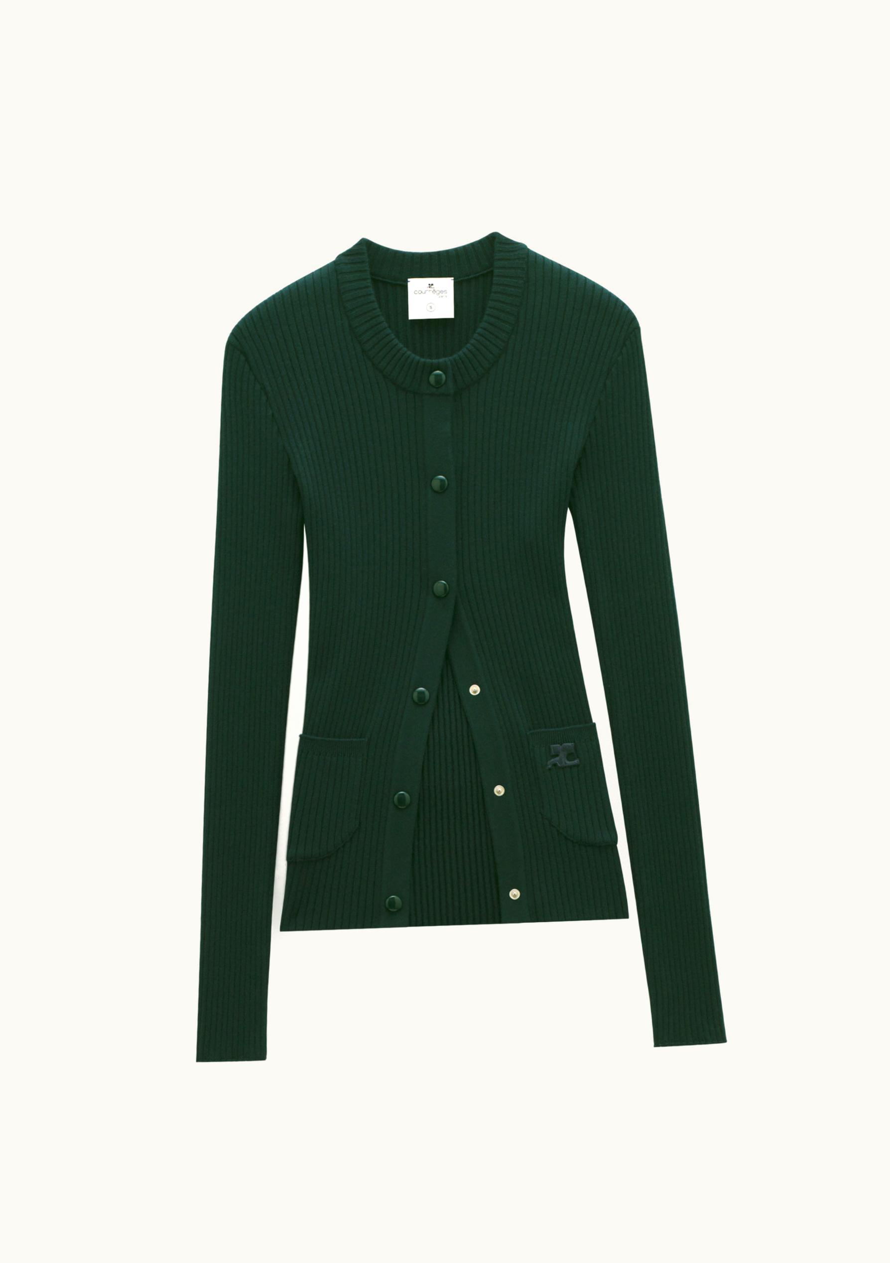 Courrèges Courrèges Long Sleeves Cardigan Vest UZ0121413