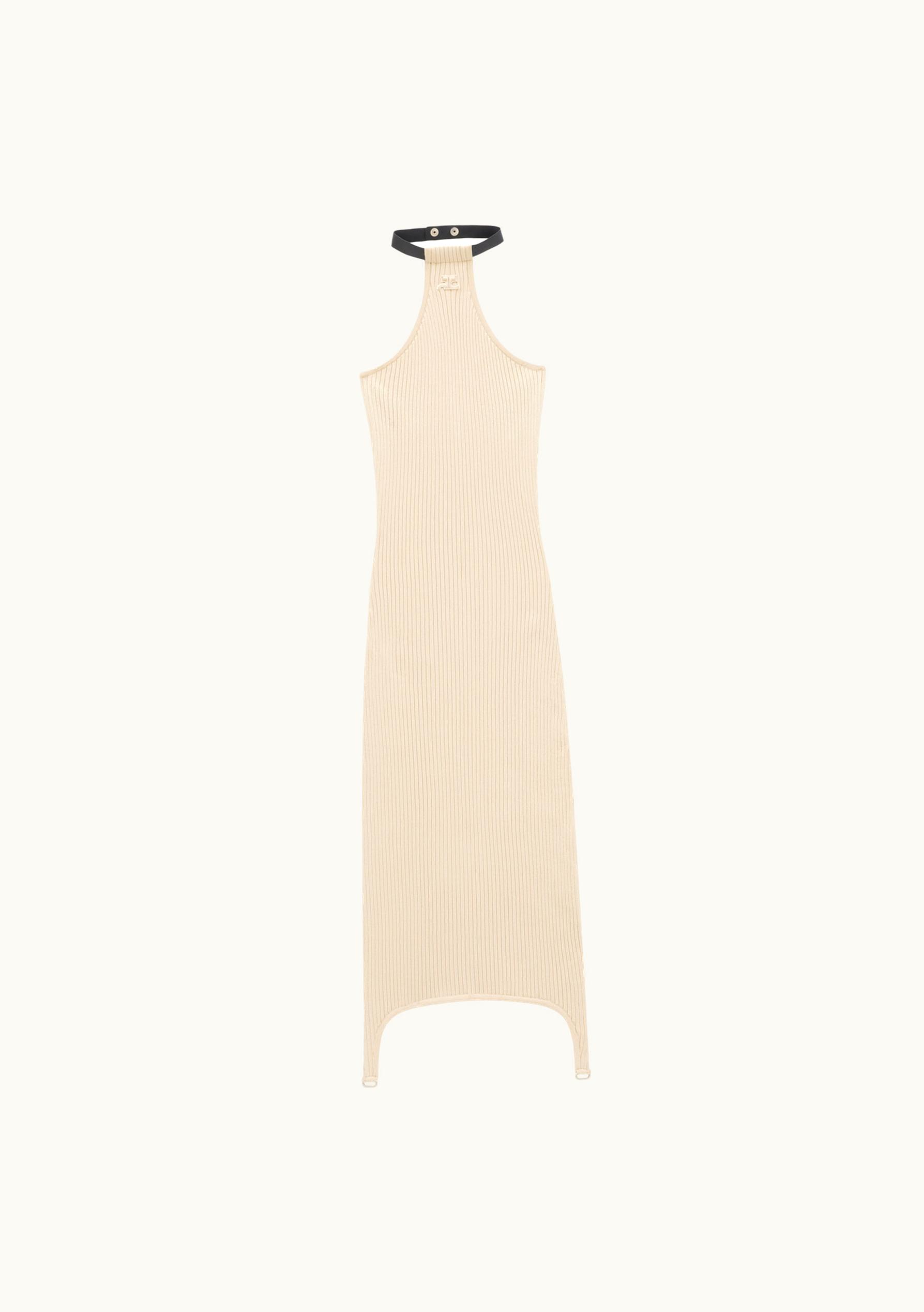 Courrèges Courrèges Rib Knit Suspenders Dress UZ0121459