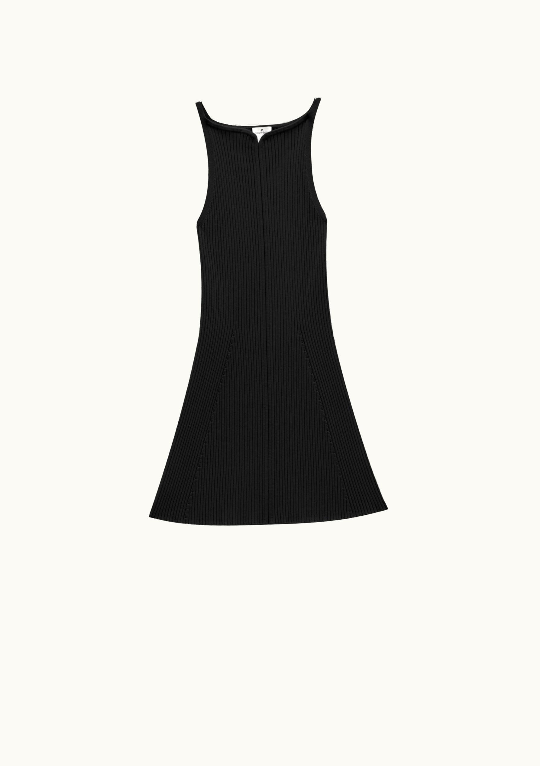 Courrèges Courrèges Short Dress With Swallow Neck UZ0121470