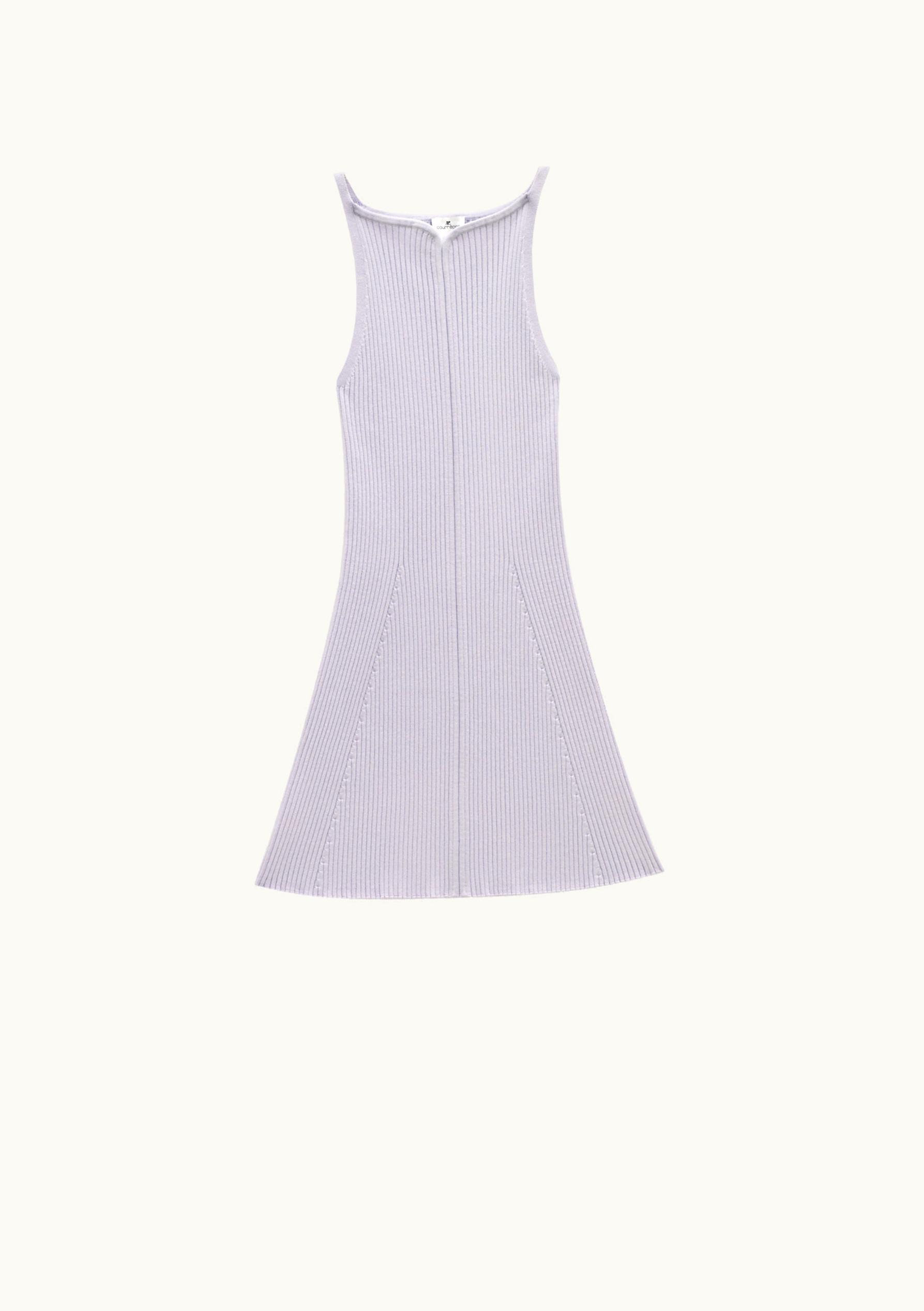 Courrèges Courrèges Short Dress With Swallow Neck UZ0121486