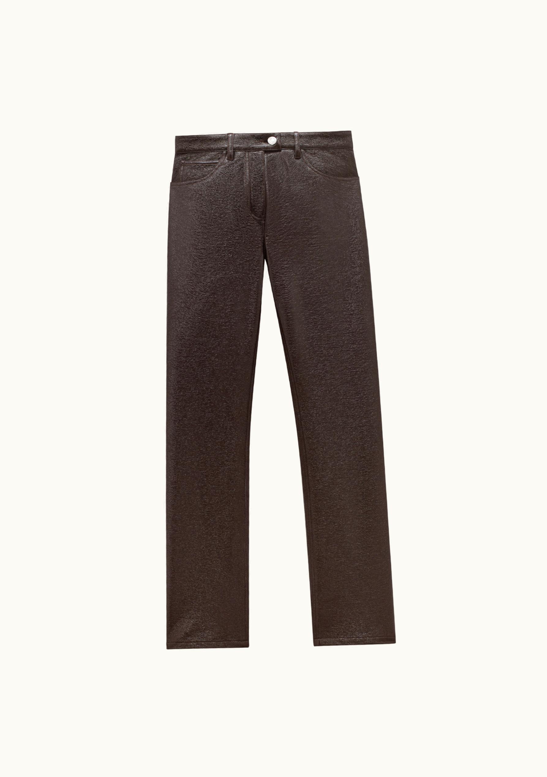 Courrèges Courrèges Vinyl 5 Pockets Trousers UZ0121577