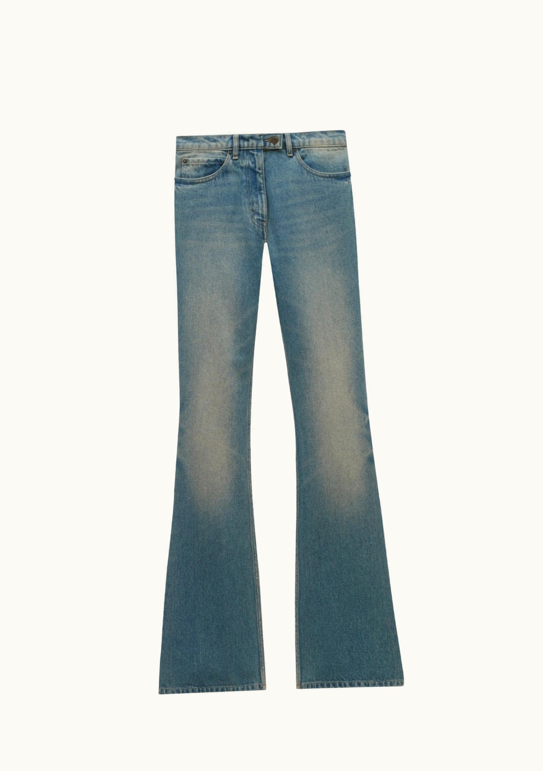 Courrèges Courrèges 5 Pocket Denim Bootcut Trousers UZ0121592