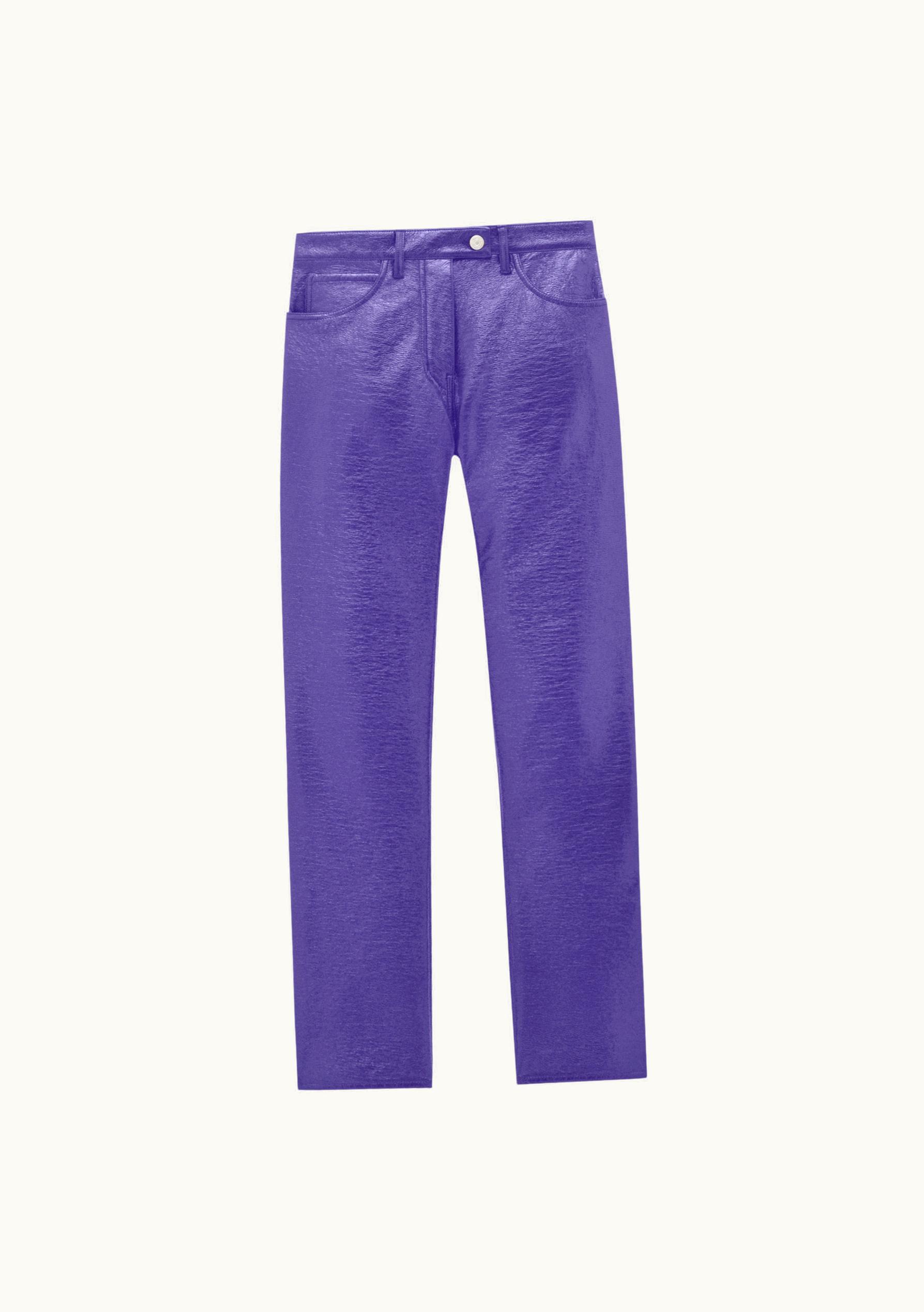 Courrèges Courrèges Vinyl 5 Pockets Trousers UZ0121596