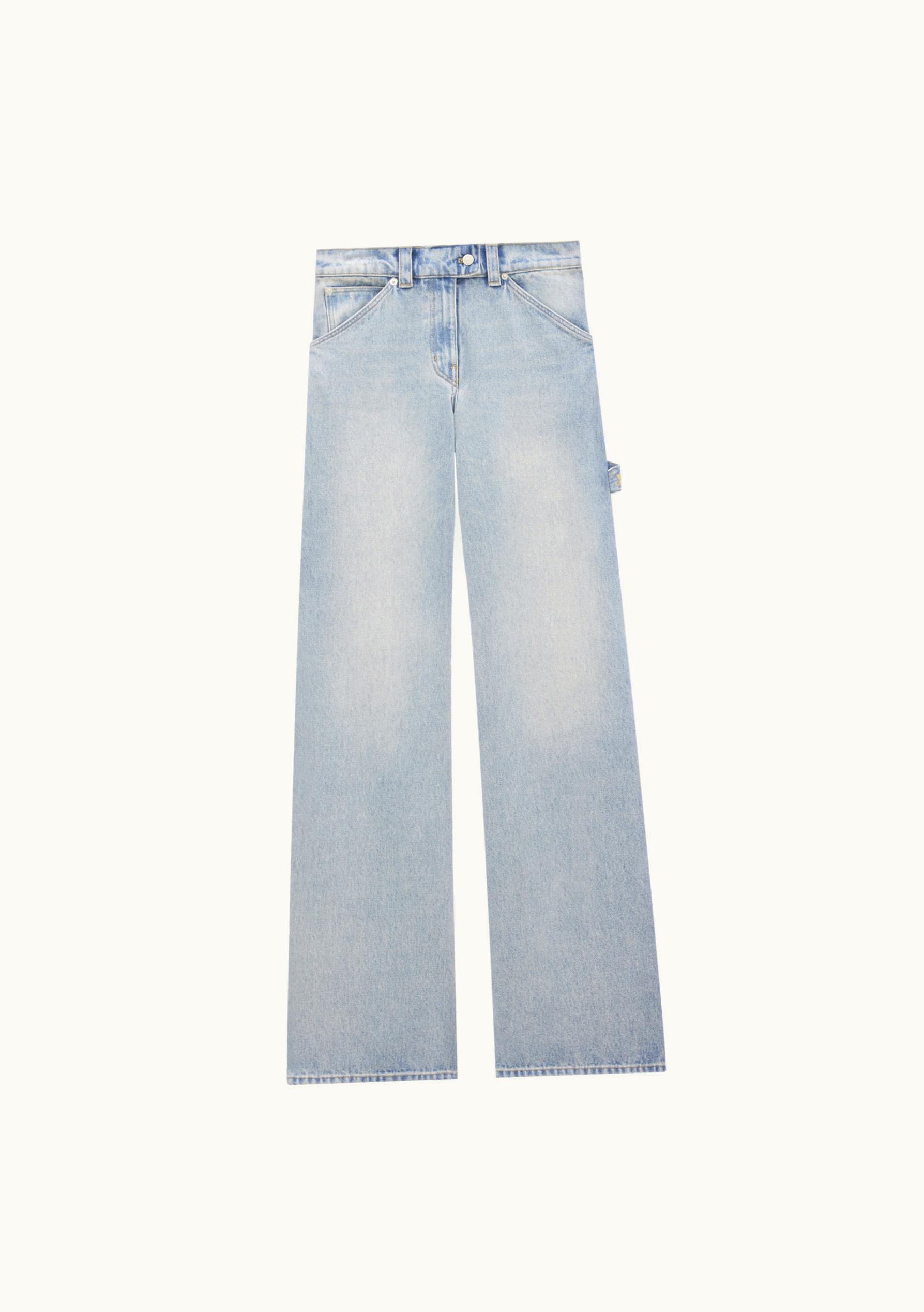 Courrèges Courrèges Dirty Blue Denim Baggy Pants UZ0121622