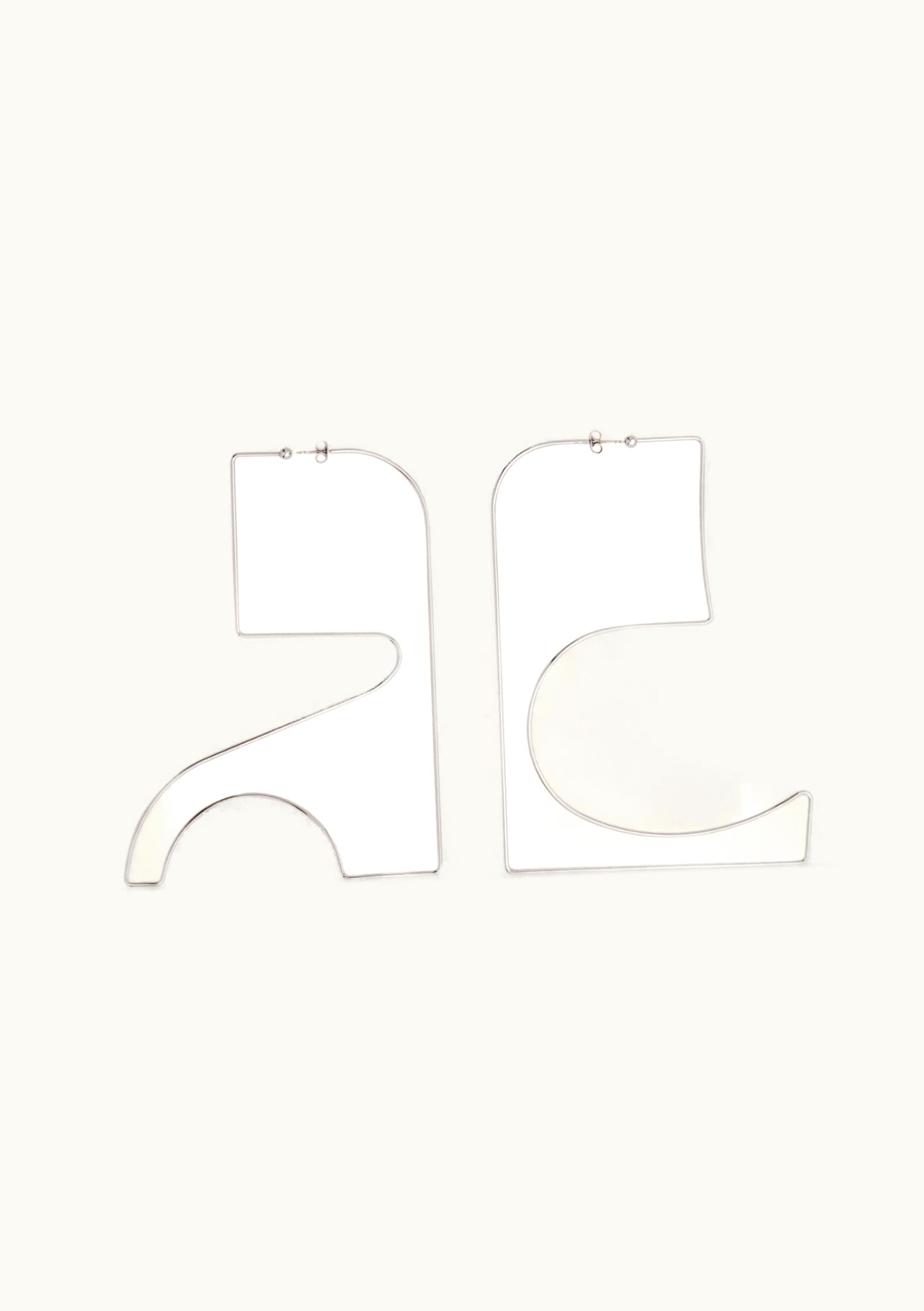 Courrèges Courrèges Maxi Logo Ac Earrings