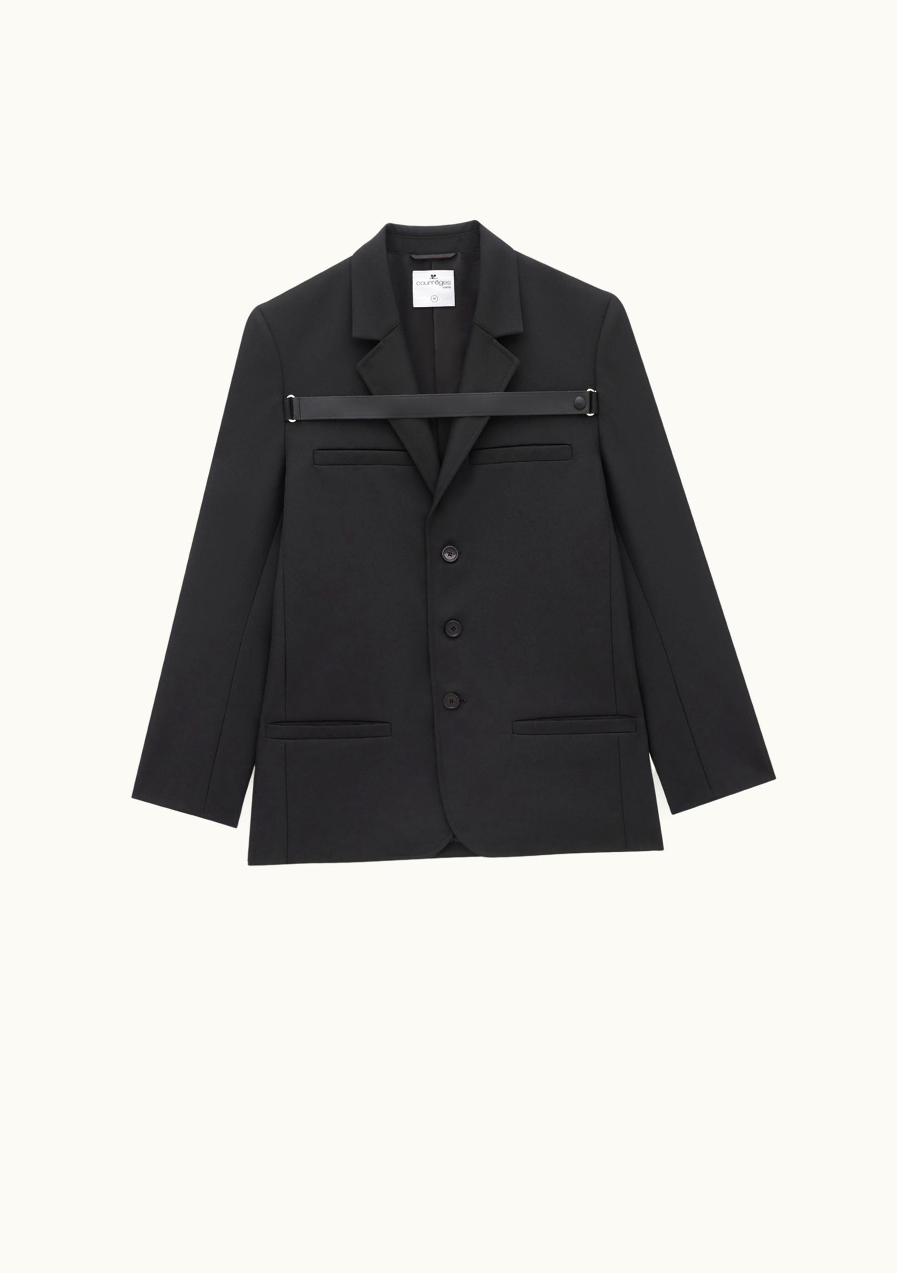 Courrèges Courrèges Retro Twill Strap Tailor Jacket